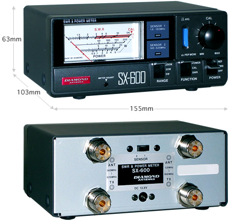 楽天市場】SWRパワー計 (交差形電力計) クロス 第一電波工業 SX20C (SX