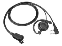 EMC-16 KENWOOD ケンウッド セカンドPTT対応イヤホン付きクリップマイクロホン イヤーハンガー付き ハンズフリー（VOX）対応 EMC-16 ケンウッド セカンドPTT対応イヤホン付き