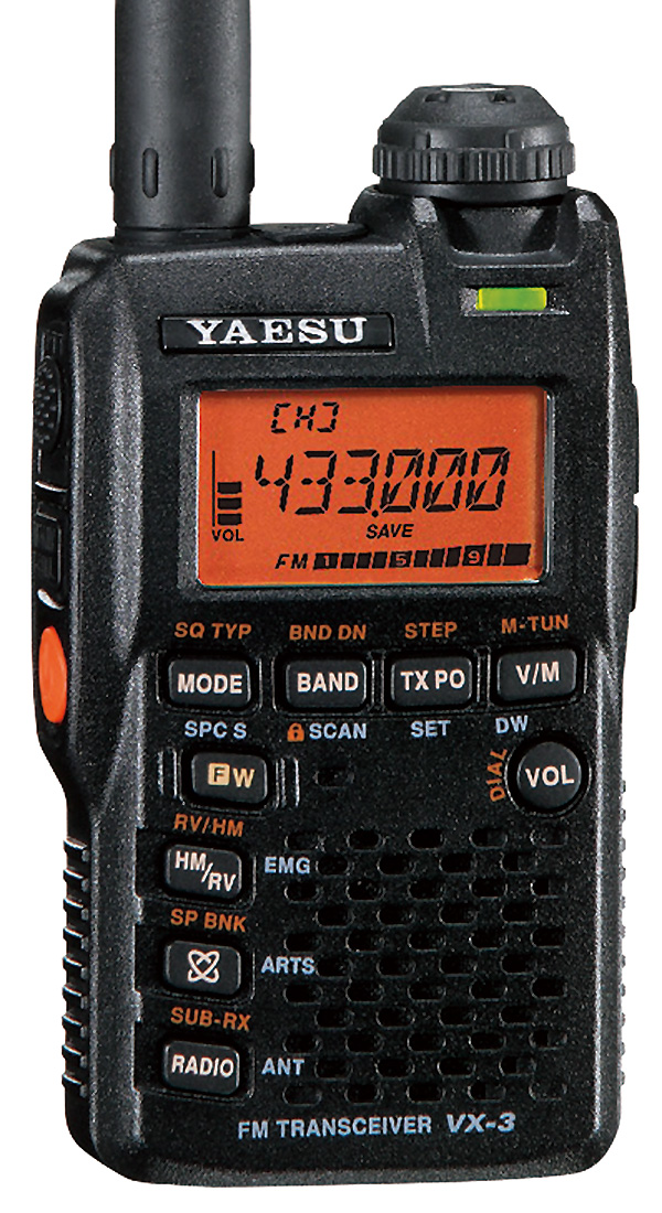 VX-3 ハンディ ヤエス 広帯域受信機能付 VX3 YAESU アマチュア無線機