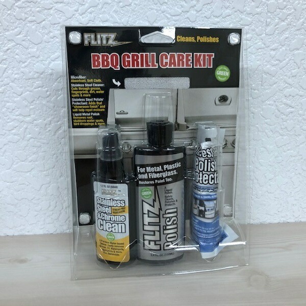 BBQ、グリル、ステンレスケアキット