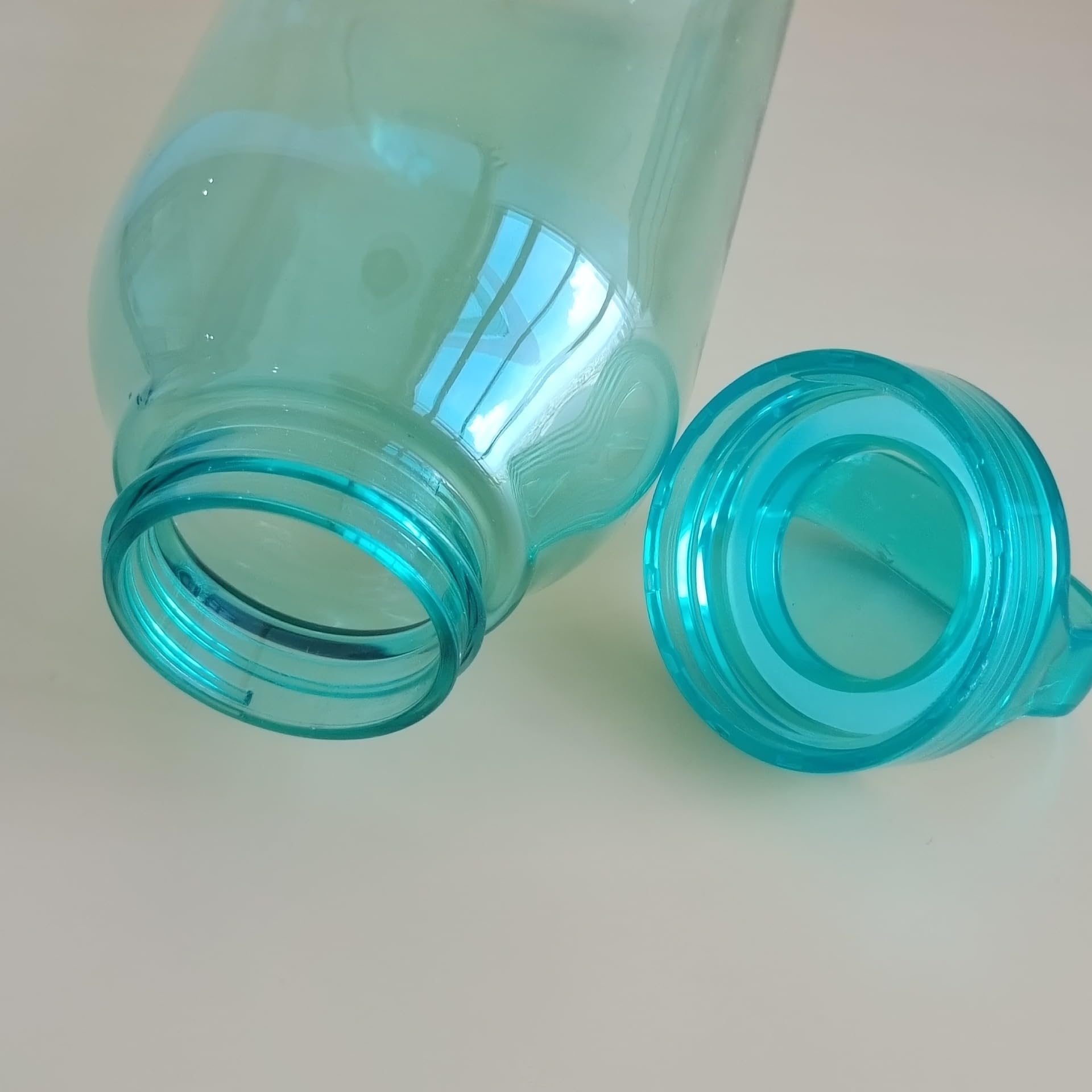 ウォーターボトル 500ml クリア 軽量 水筒 食洗機対応 マイボトル 10個入り (濃い緑色,900ml) []｜アピネス