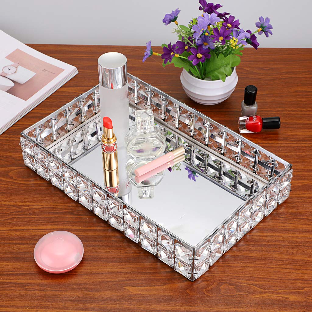 スクエアテーブルミラートレイ　スクエアミラー 楽天市場】ミラートレイ トレイ 鏡 おしゃれ アクセサリートレイ