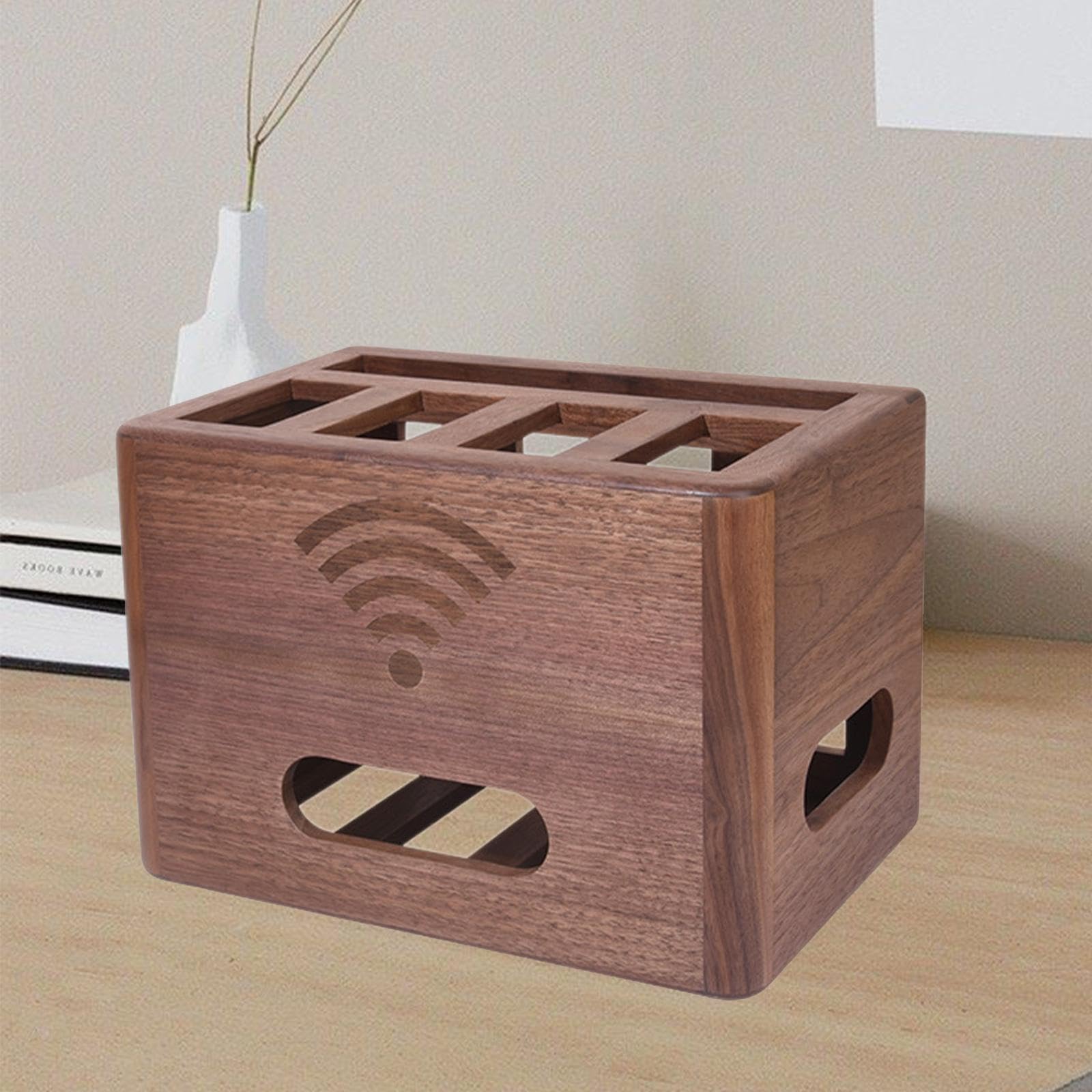 導線取り片づける用材製吊りひもボックス席 - 分かりやすいなひな型の納める科目, ダークウッドカラー