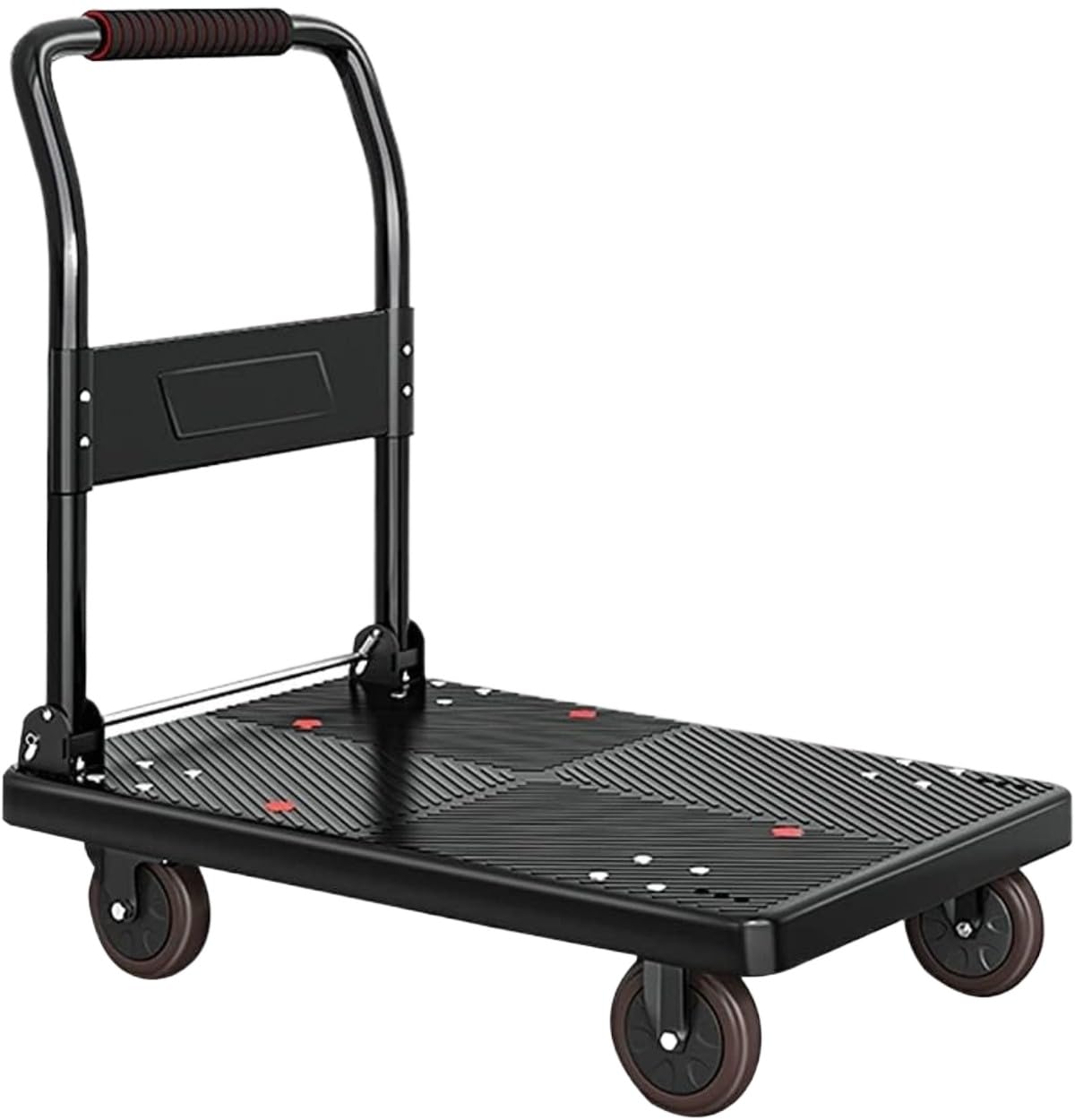 キャリーカート 台車 折りたたみ式 静音 軽量 超コンパクト A4 サイズ 耐荷重 25KG 固定ロープ付き 多用途 旅行用品 ハンドキャリー 引っ越し キャンプ アウトドア 家庭用 K11|アピネス