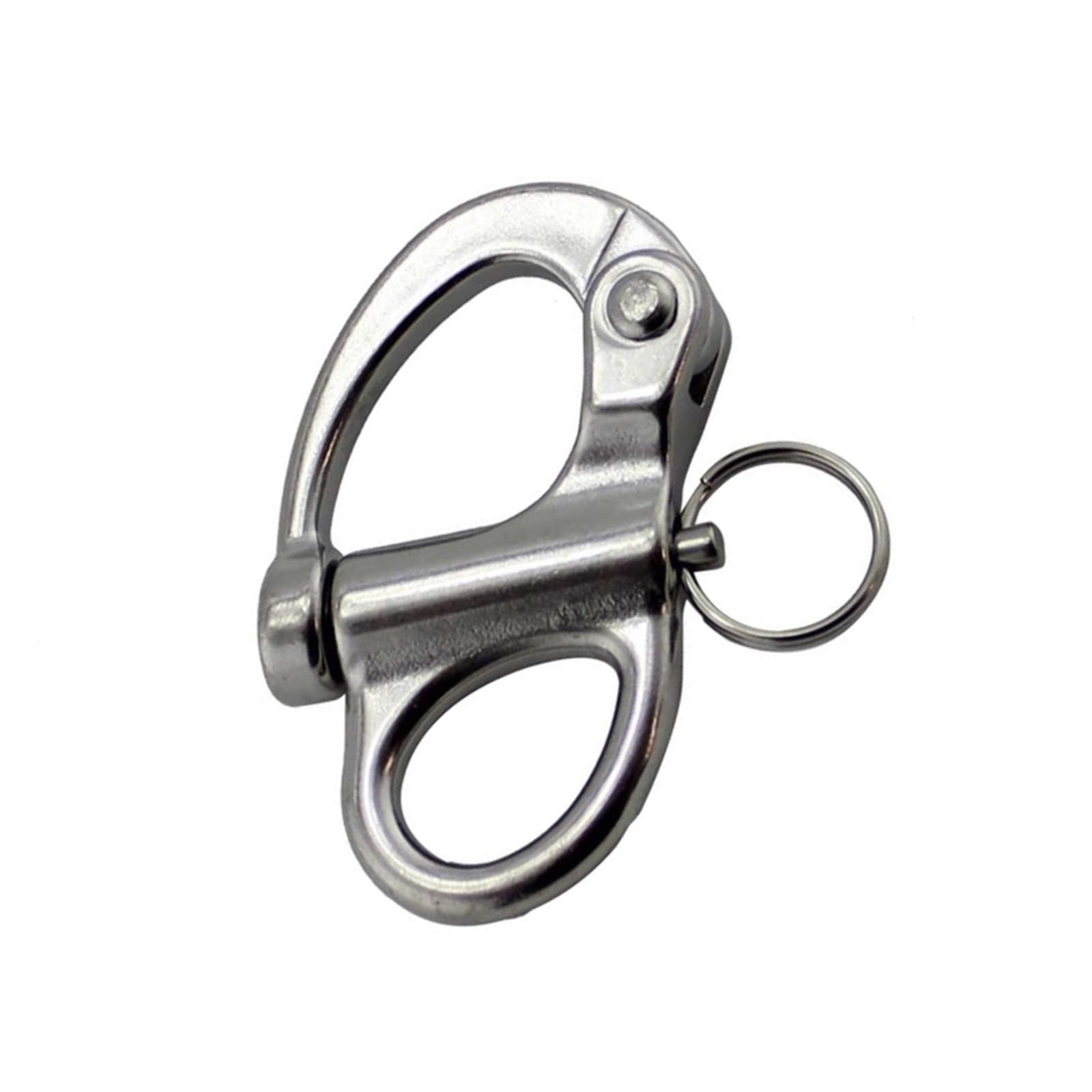 1PCS スプリング スナップ シャックル ステンレススチール 316 クイックリリース 35mm 52mm 69mm 96mm 安全リモートリリース 係留スナップ シャックル(96mm)