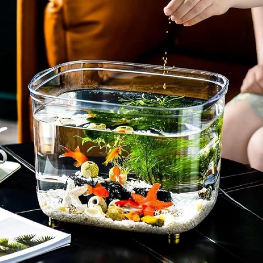 金魚鉢 澄み切った海洋博物館・メダカ繁殖ポット 大収容能力小型両相応う 防爆花瓶・観葉草木どんぶり鉢 水繁殖洗面器 格好のいい室内装飾 身寄り用金魚・小型生物科学繁殖用? その他-生活雑貨-日用品雑貨・文房具・手芸