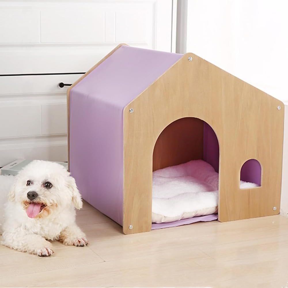木製愛玩動物棲み家 愛玩動物棲み家 犬の犬掘ったて小屋 生まれながら木 木製 オール陽気相応う 風通し 通気性 クローズド図案化 木製の犬掘ったて小屋 好いたらしいなあき場所 あらゆる類概念の愛玩動物に適しています (黄み) 日用品雑貨・文房具・手芸-生活雑貨