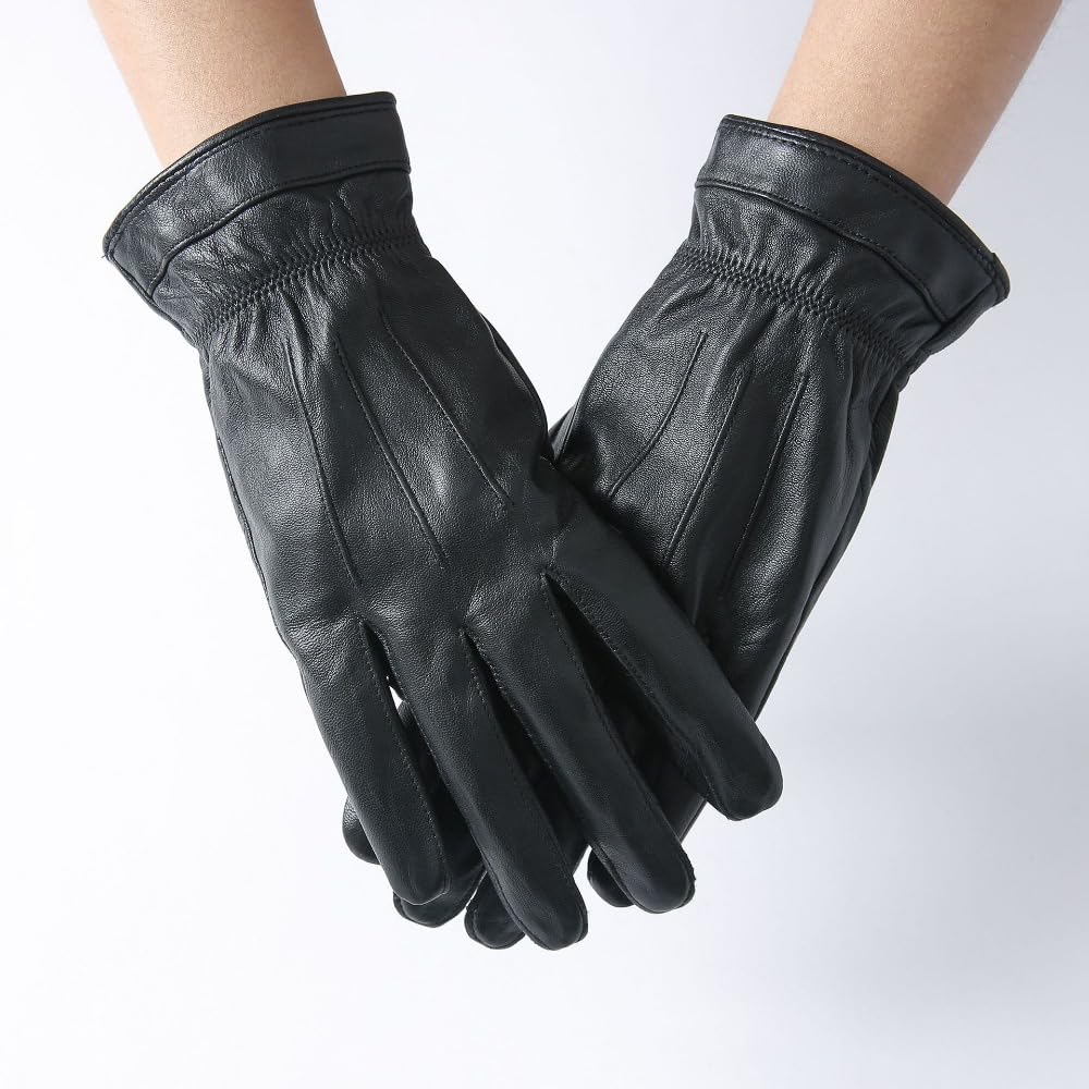 [] 革 グローブメンズグローブ防寒防風雨合羽成人男性冬 収納用品-その他
