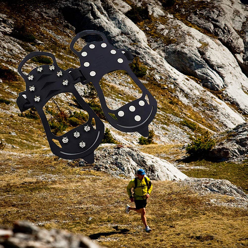 【楽天市場】登山用アイゼン チェーンスパイク 靴用すべり止め 靴底 キャンプ 釣り 登山 アイス 穴釣り 雪対策 便利 滑り止め ゴムシューズ