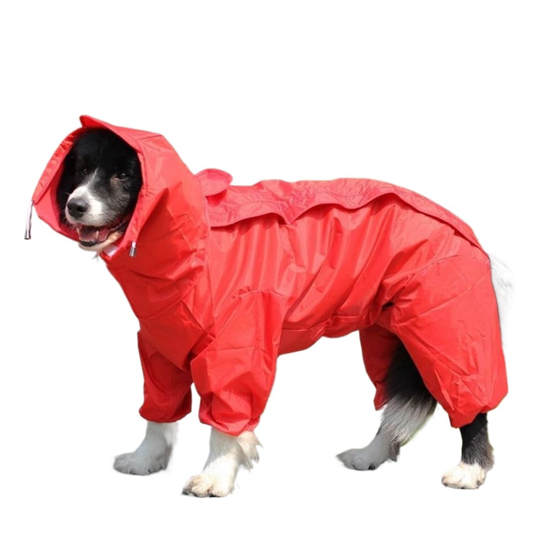 犬 レインコート 犬 カッパ 犬服 ペット 雨具 可愛い ペットレインコート フード付き 着脱簡単 梅雨対応 通気性 防雪 防水 防塵 汚れ防止 風よけ寒さ対策 耐久性 快適 軽量 携帯便利 散歩 中大型犬 リード穴あり 3XL|アピネス