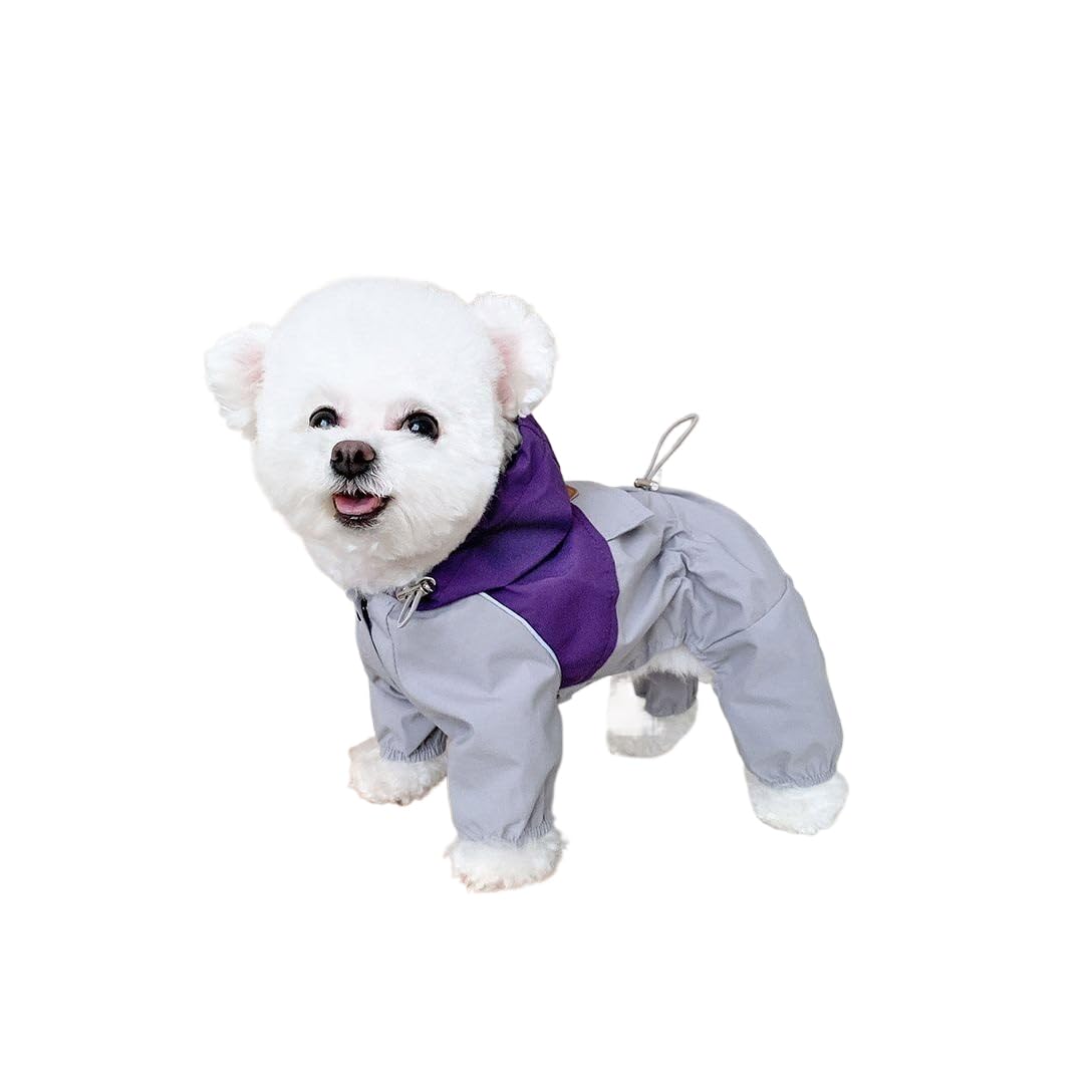 犬 レインコート 可愛い 犬 カッパ 犬服 ペット 雨具 ペットレインコート フード付き 着脱簡単 梅雨対応 通気性 防雪 防水 防塵 汚れ防止 風よけ寒さ対策 耐久性 快適 軽量 携帯便利 散歩 小中型犬｜アピネス