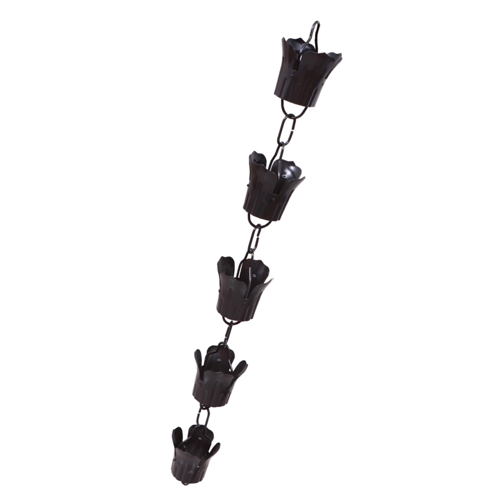 大花瓣デザイン園林雨樋用排水レェーン 式防錆耐久チェーン 屋外別荘装飾用雨水誘導チェーン 水音を楽しむ美しいガーデン用|アピネス