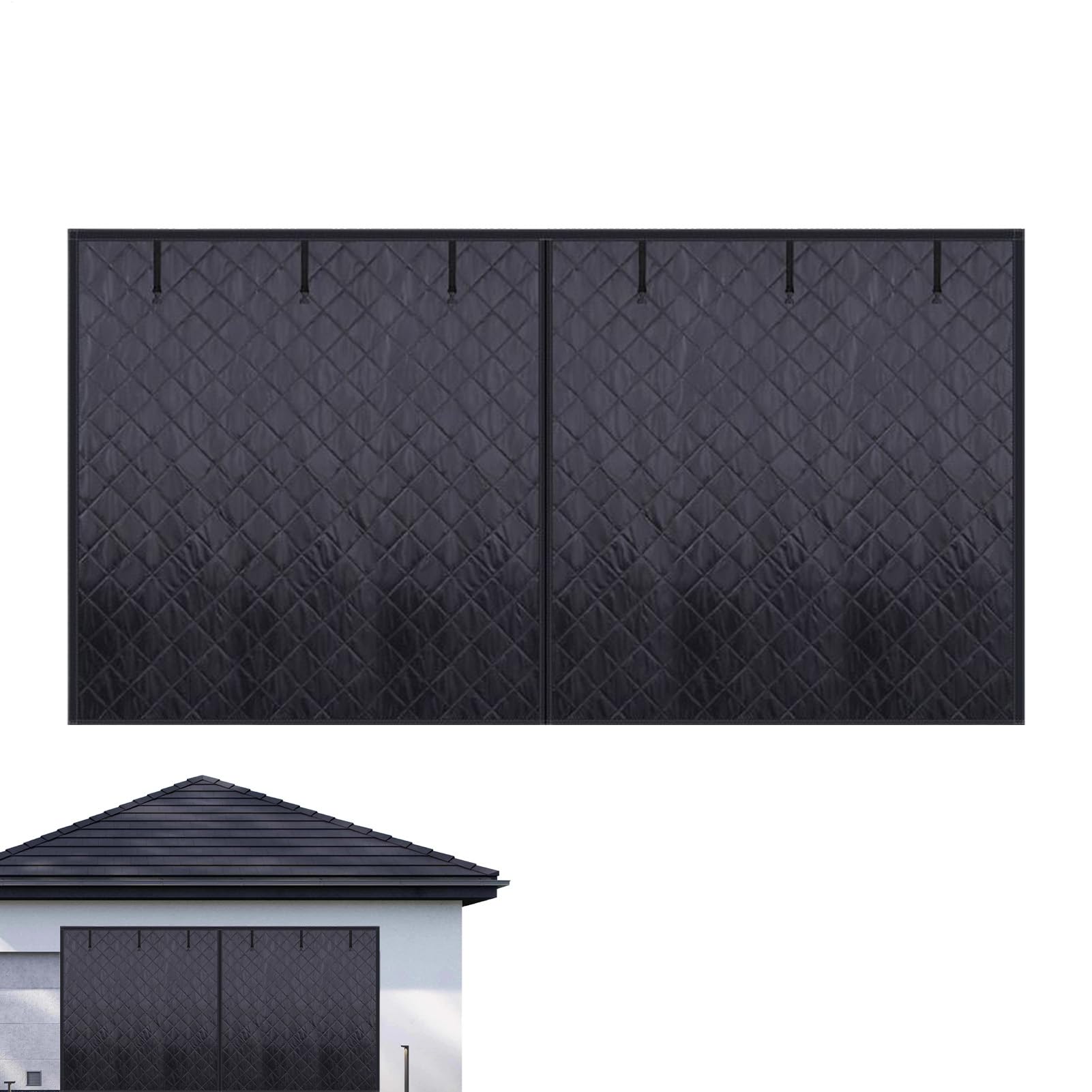 ガレージドア用断熱キット - マグネットカバー防水 | ガレージドア用 断熱材 | 防風防止用 ワークショップ 物置 屋根裏 冬 住宅改善 カーストレージ|アピネス