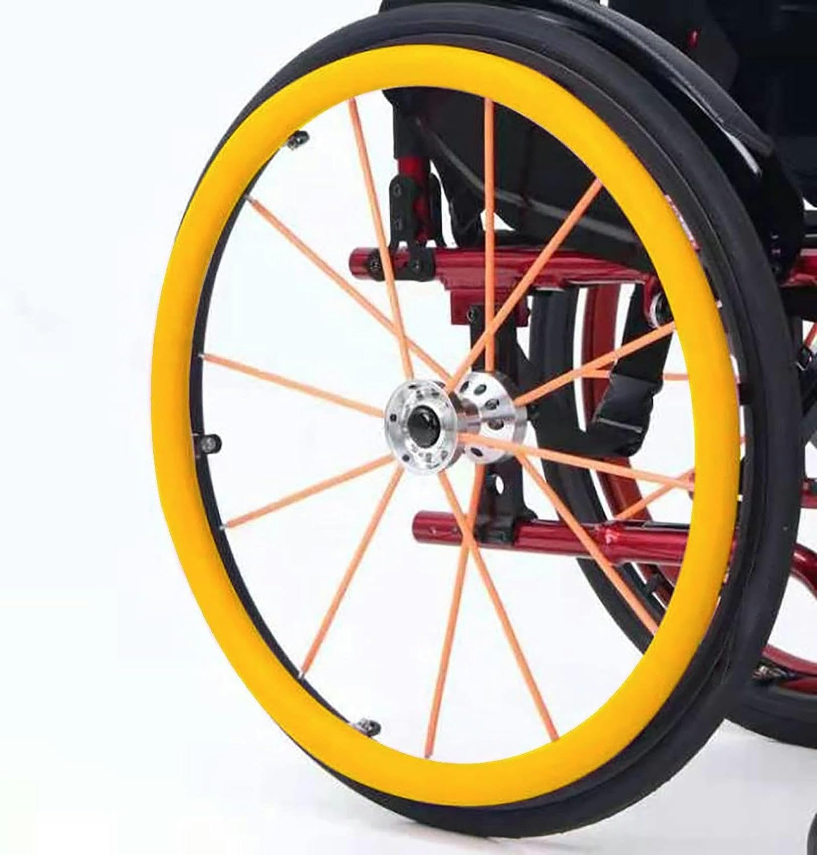 24 インチ / 22 インチ車椅子用プッシュリムカバー シリコン製 滑り止｜アピネス