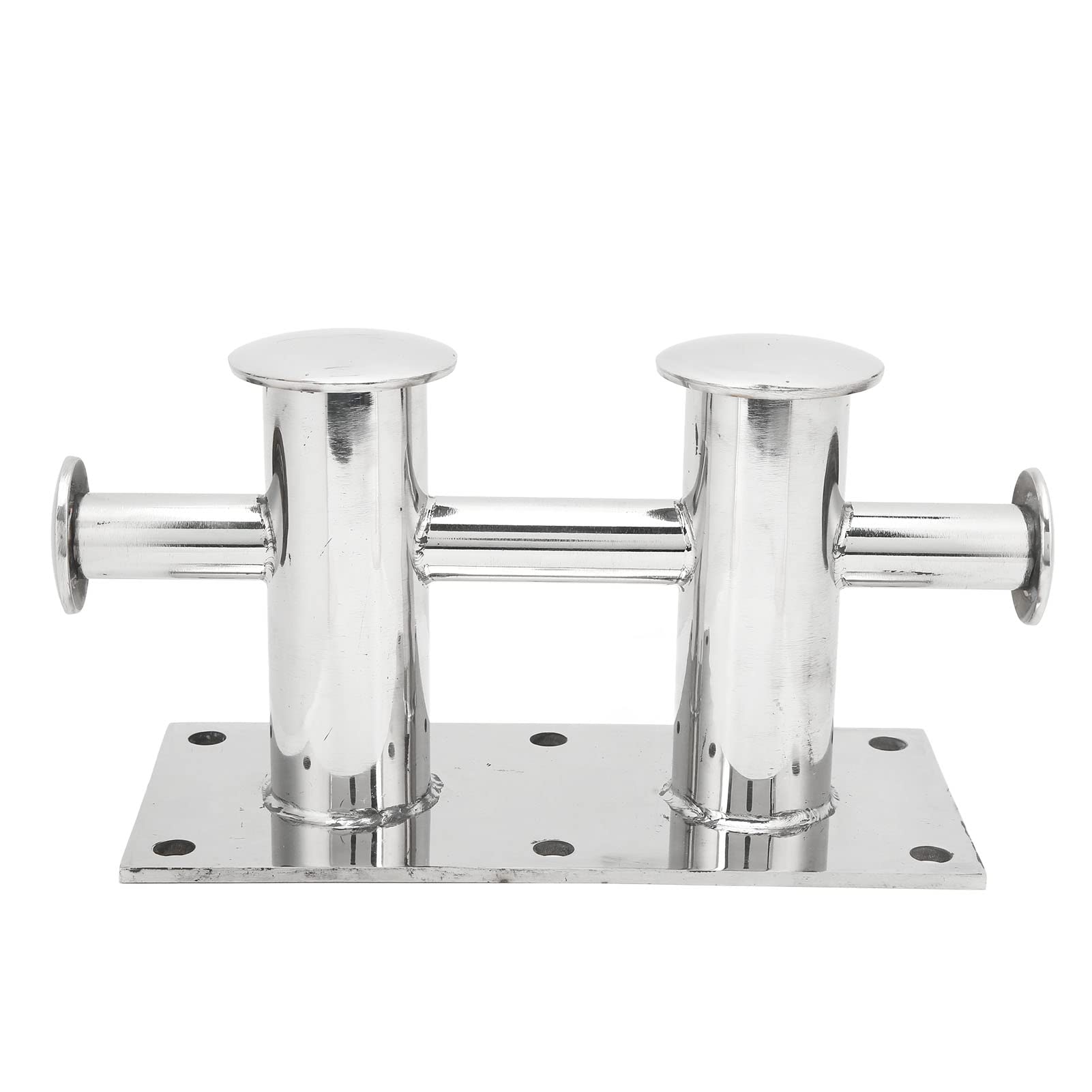 ボラード 船 係留 260mm×155mm×120mm ダブルクロスボラード 316ステンレススチール製 船舶 係留用ビット クリート ボート ヨット 釣り船 マリン用品 耐食 耐久性 鏡面仕上げ 船舶備品 屋外用品 係留設備|アピネス
