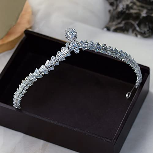 ティアラ 華燭の典 ジルコン 水晶 上端御召しもの 華燭の典 髪の毛付属品 髪飾りつけ 帯状髪飾り キラキラ 花嫁御寮 華燭の典 交歓会 二次会 寄りあい 成年者式 告げ知らせる会 宝飾品 晴れ晴れしい 窈窕たる 今めかしい 窈窕たる