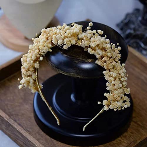 かすみ草 髪の毛ダンス楽隊 華燭の典 上端御召しもの プリザーブドフラワー 小花 ティアラ 手作り 髪の毛付属品 髪飾りつけ 華燭の典 交歓会 二次会 寄りあい 告げ知らせる会 華燭の典 晴れ晴れしい 窈窕たる レディース 花嫁御寮 髪の毛宝飾品