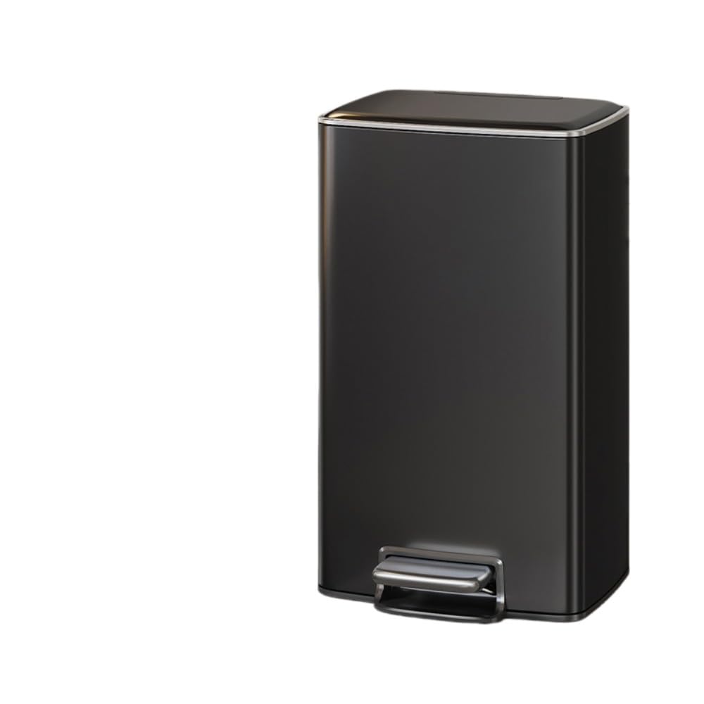 ゴミ箱 おしゃれ 15L ペダル式 スリム ステンレス 縦型 ふた付き 密閉 防臭 静音 ソフトクローズ ステップビン インナーボックス付き 分別 角型 インテリア キッチン リビング トイレ 洗面所 室内 15リットル シンプル 北欧 モ|アピネス