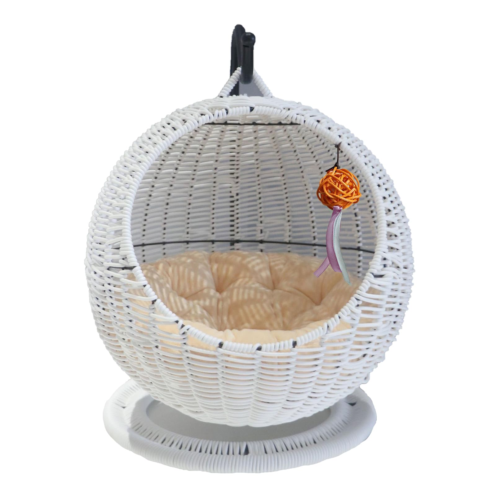 猫 寝台 吊り下げ ハンモック キャットハウス 猫住み家 ラタン調 手編み 室内用 オール時期 冷やりとした 座布団付き添い人 丸型 揺れる 愛玩動物寝台 伏せ籠 室内装飾 洗える 思わしい 今めかしい 愛くるしい 好いたらしい 思わしい 中小型犬 途切らせる 命のせんたく