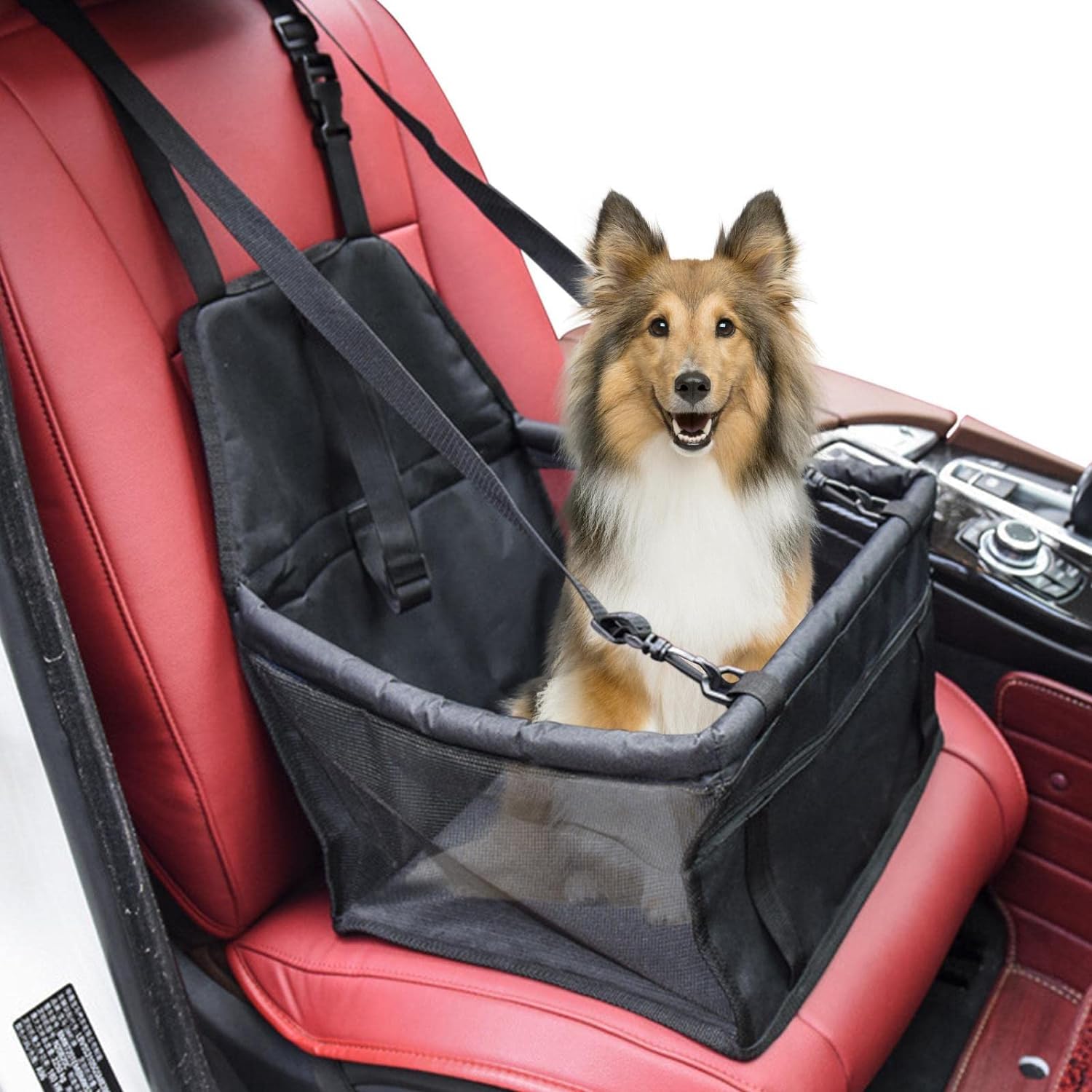 愛玩動物 キャリーバッグ 車 運転ボックス席 犬 猫 小型犬 中型犬 運転居敷き 手つだい席 うしろ側居敷き 折りたたみ パウダーコンパクト メッシュ 通気性 飛び出し押しとどめる 先んじる付き添い人 洗える 汚れた状態押しとどめる 今めかしい 愛玩動物持ちはこび 運転設備 鉄道車両設備