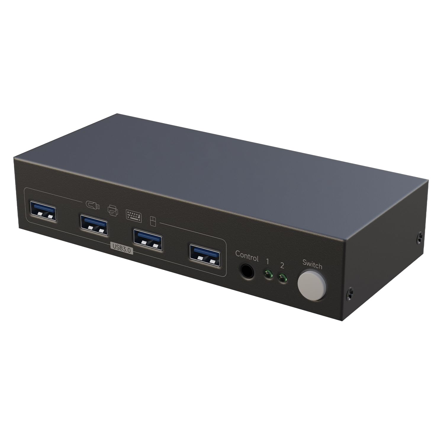 USB3.0 うつり変わり器 KVM取り替えっこ 2台パソコン用 4USB界面 手元取り替えっこ付き添い人 こしき 外信用販売HDD 鍵盤 二十日鼠 印刷機 分かち合う マイコンうつり変わり器 パソコンうつり変わり器 高速道路遷らす セレクター 縦置き パウダーコンパクト 黒いこと