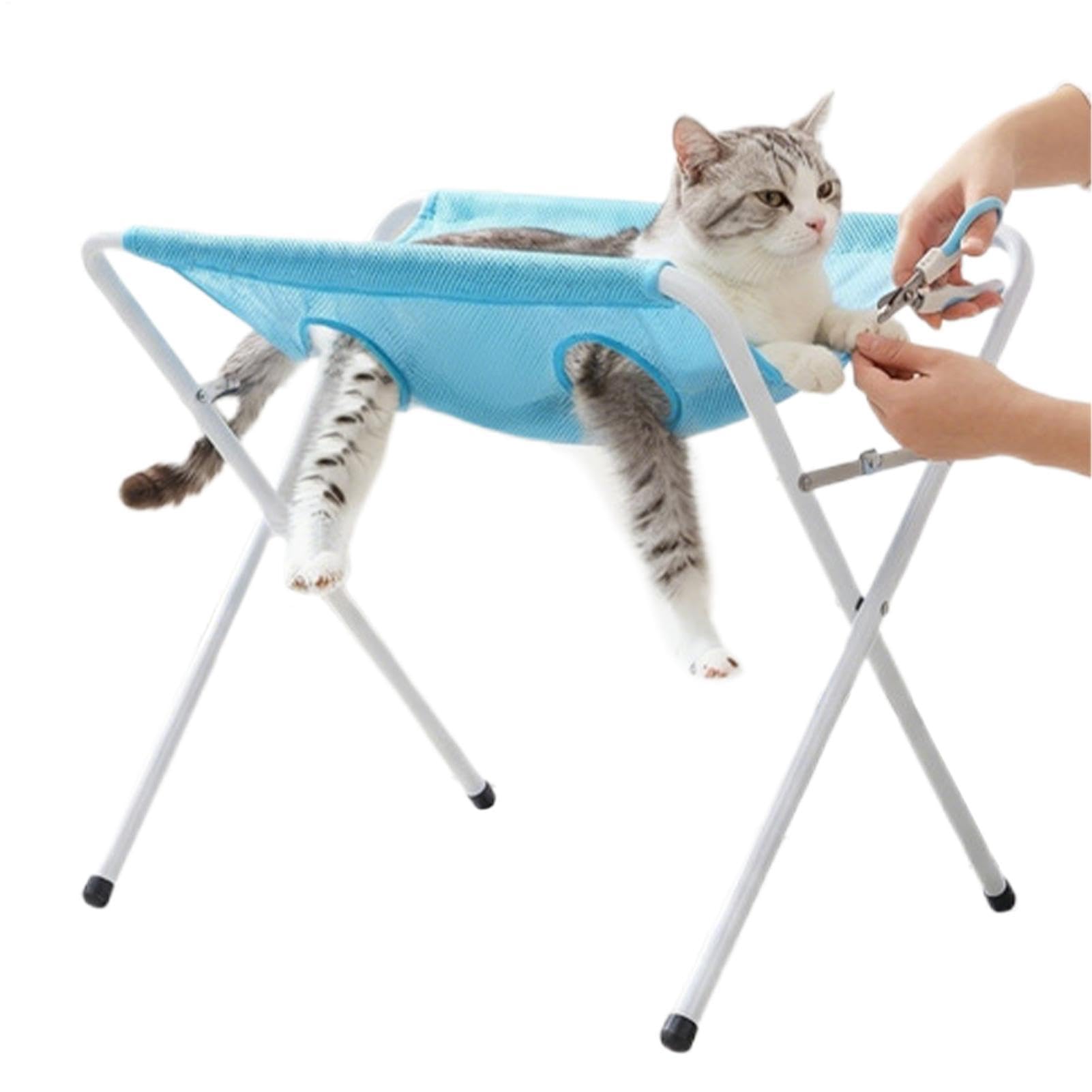 ペット グルーミング ハンモック スタンド型 トリミングテーブル 犬 猫 兼用 爪切り 爪とぎ シャンプー 耳掃除 折りたたみ 式 メッシュ 通気性 お手入れ グルーミング台 ペット用 吊り下げ 収納 コンパクト 持ち運び 洗える 介護 小|アピネス