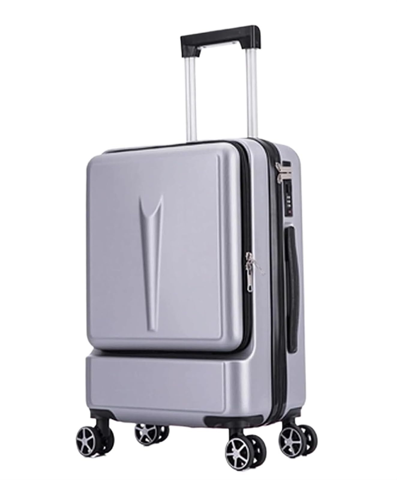 向こう正面明けっ広げ 旅行バッグ 機内持ち込み 持ちはこび入れもの キャリーバッグ 前食い違い 取りひろげる チャック 文字盤鍵を掛ける 静音 8? ダブルキャスター 多納める 衣嚢 路面電車入れもの 行楽 商行為 出張 旅する 鞄