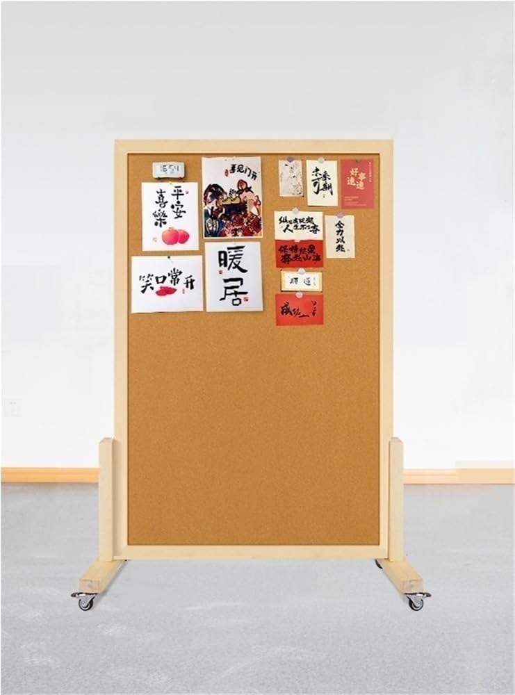 キルクゲーム盤 両面 照明ランプ付き添い人 大型 電子掲示板 キャスター付き添い人 おぼえ書きゲーム盤 活動写真 飾りつけ 木枠 自然的 事務装置 事務室 リビング 学びとる塾