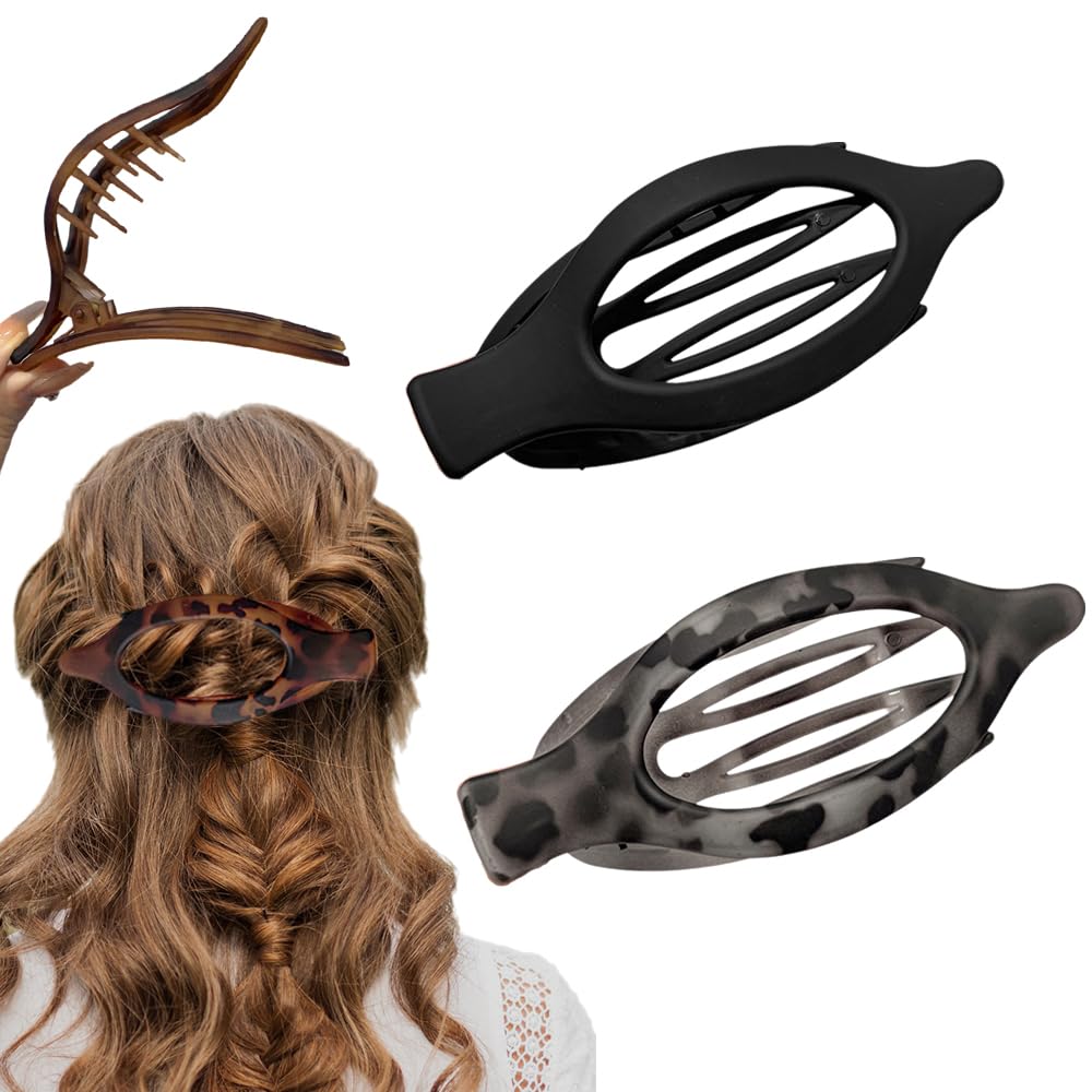 ヘアクリップ バンスクリップ フラット マット シンプル 大きめ 髪留め ヘアアクセサリー レディース クリップ まとめ髪 おしゃれ 普段使い ヘアアレンジ ヘアスタイル 楕円形｜アピネス