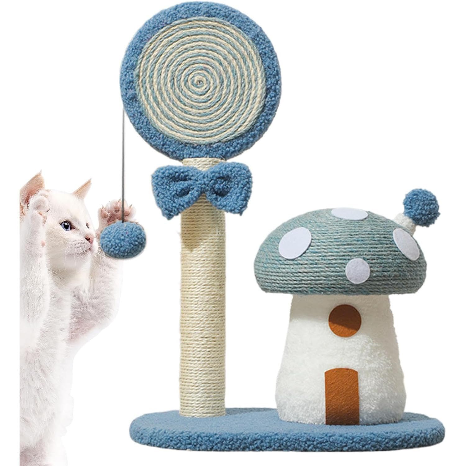 猫用爪とぎ 茸棲み家 ロリポップ型 爪とぎ極点 爪とぎ主柱 キャットタワー キャットハウス 手あそび 爪とぎ 室内用 省間隔文字 今めかしい 釣り合い感 生まれながらサイザル麻 プレイグランド 剪断応力差し止める