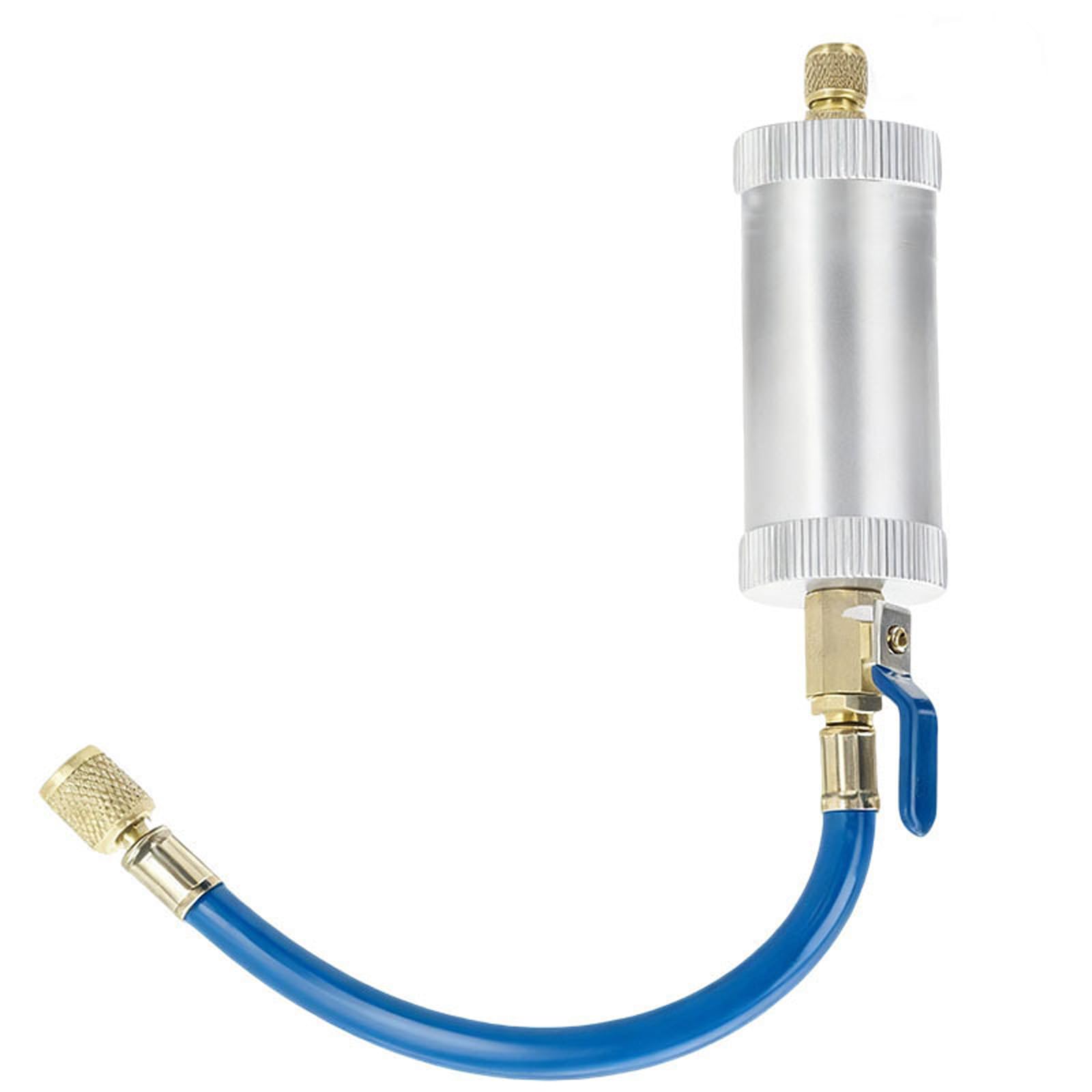 R134a R1234yf 冷房装置 オイルインジェクター 2薬局衡オンス 1/4SAE 螢光剤教え込むこと物の具 手抜かりさがし当てる クイックカプラー付き添い人 カーエアコン 屁っ放り 受け持ち 検査と修理 物の具
