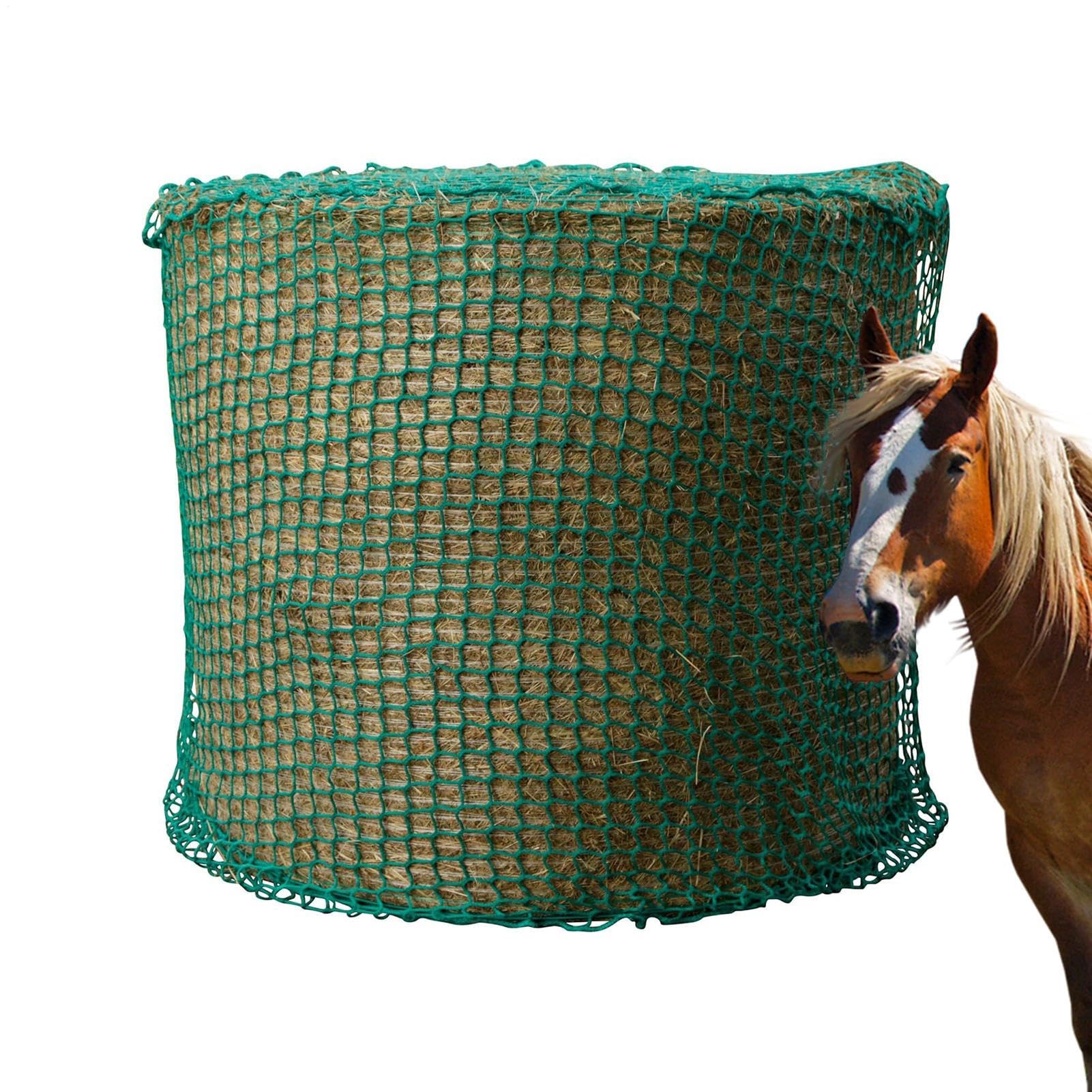 埋め草サイバー空間 馬用 馬糧フィーダー 180cm×180糎 大電気容量 ヘイネット 思わしいなメッシュ 馬小屋 放牧場 餌やり 散らかり押しとどめる 切り詰める 繁殖備品