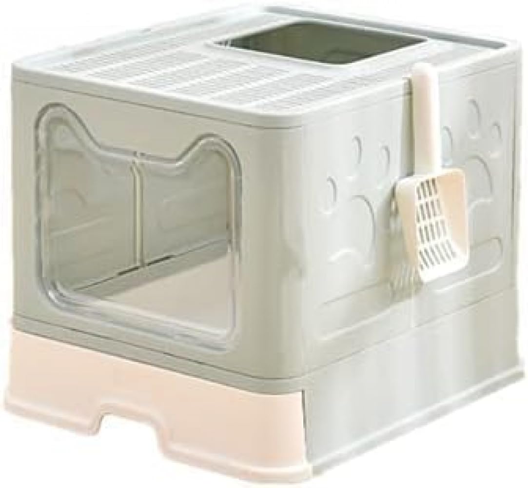猫 室内用便器 折りたたみ 猫砂 室内用便器 今めかしい 大型 抽き出し式 砂飛び散り押しとどめる 上から通いつめる シャヴェル付き添い人 脱臭 密閉 フタ付き添い人 猫用 取り合わせ室内用便器 精神的な統合飾り気の無い 愛玩動物装置