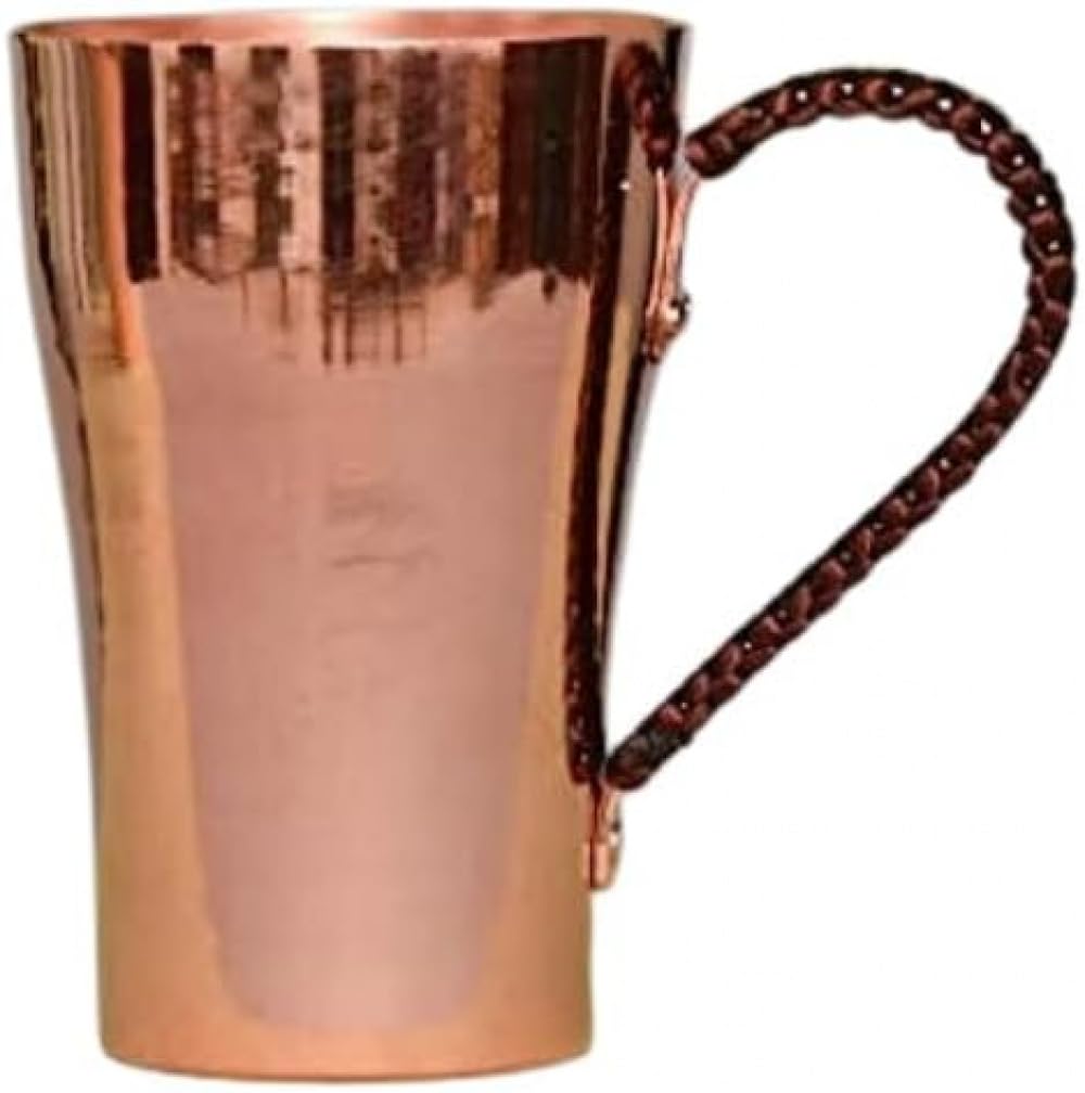 純銅製 マグカップ ハンドメイド コップ 銅 タンブラー ビールグラス キャンプ アウトドア ビアマグ コーヒー カクテル ジュース 水筒 ギフト 職人 仕上げ 贈り物 プレゼント|アピネス