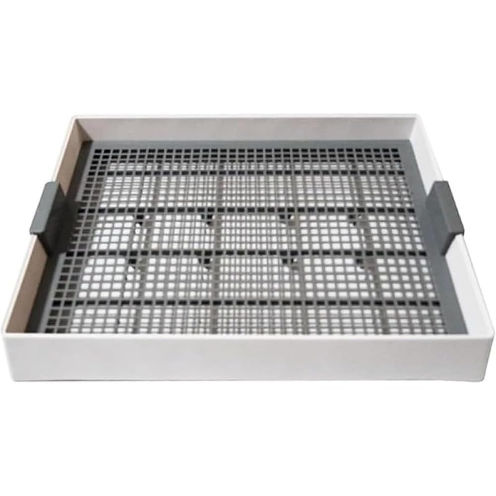 うさぎ トイレ 大型 四角 すのこ付き おしゃれ ペットトイレ 掃除しやすい 40&times;31&times;6cm トレー付き うさぎ用トイレ ペット用品｜アピネス