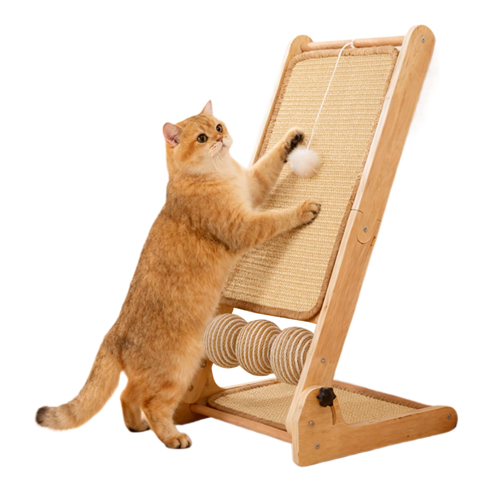 猫爪とぎ 爪研ぎ 縦型 キャットスクラッチャー 木製 生まれながら麻縄 釣りあい性人並み外れた 今めかしい 室内装飾 愛玩動物備品 小型猫 猫用 遊び道具 緊迫状態切り上げる 運動すること不完全さ切り上げる 精神的な統合飾り気の無い 爪とぎ極点 爪研ぎ引っ敷き