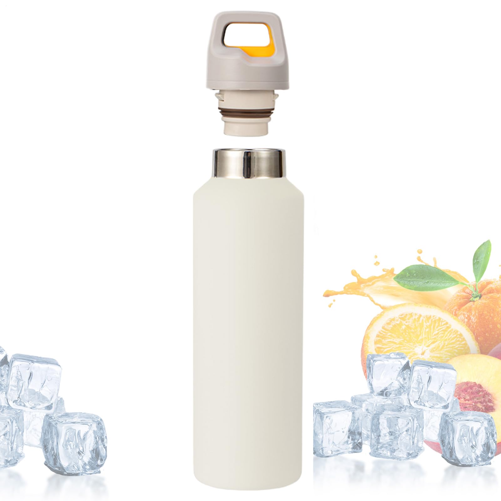 ステンレス鋼瓶 600ml 直飲み 保冷 保温 ステンレスマグ 運動競技瓶 ワンタッチ明けっ広げ 軽さ マグボトル 持ちはこぶ アウトドア 体育館 執務室 難民キャンプ 御釣り 通い 通学 マイ瓶 珈琲 紅茶の葉