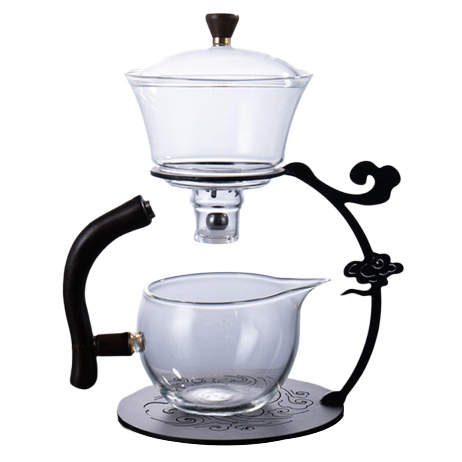 耐熱瑠璃 ティーポット 回転させる式 紅茶サーヴァー 急須 茶器書き割り 紅茶ひと休み 引き出し 格好のいい 室内装飾 紅茶優勝杯 差し上げ物 差し上げ物