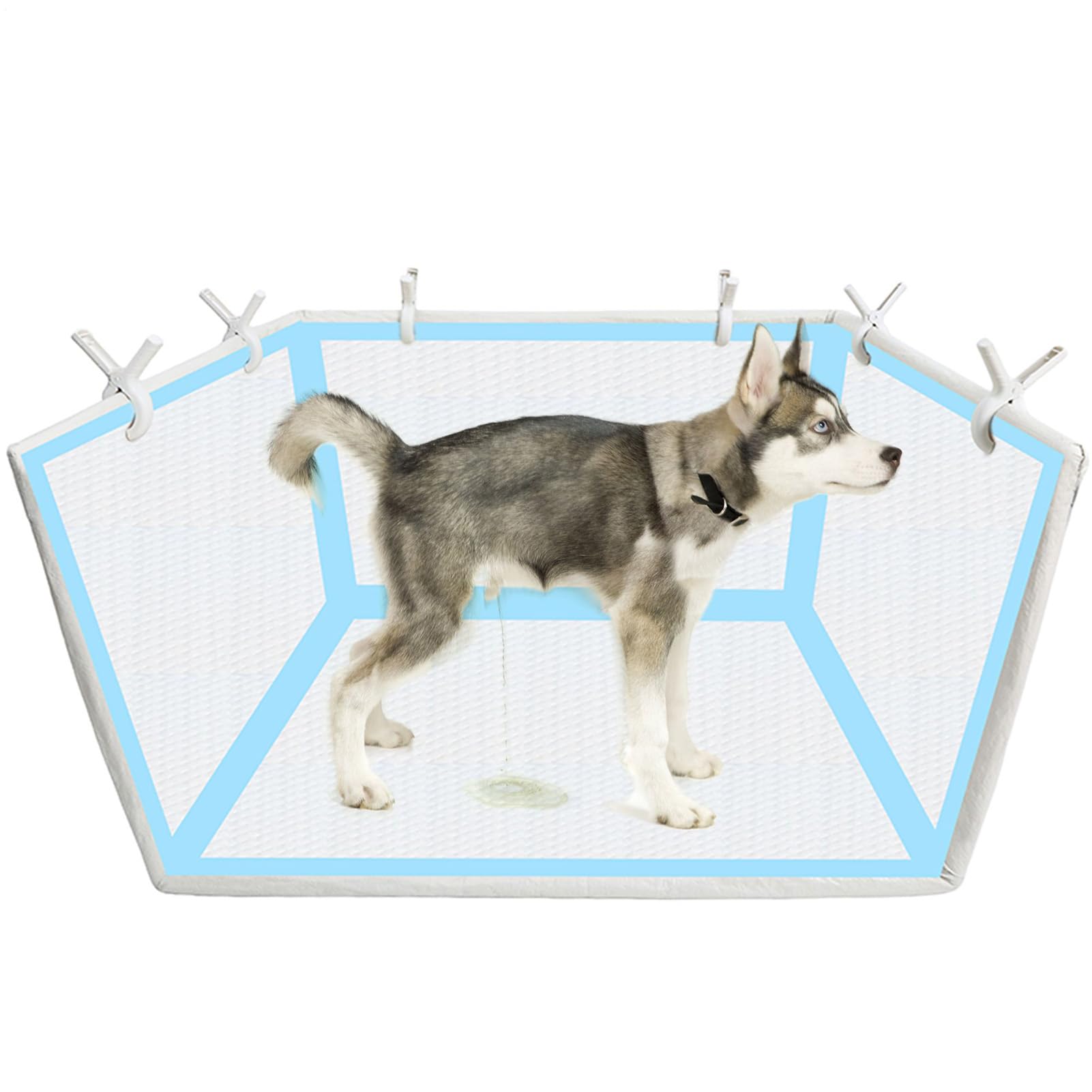 犬用室内用便器お盆 飛散押しとどめる ご機嫌差し固める 愛玩動物用室内用便器 しつけ用お盆 壁付き添い人 折りたたみ 持っていく能力のある 小型犬 中型犬 大型犬 室内 室内用便器入れもの 室内用便器居敷き枠 愛玩動物設備 犬用室内用便器 精神的な統合式