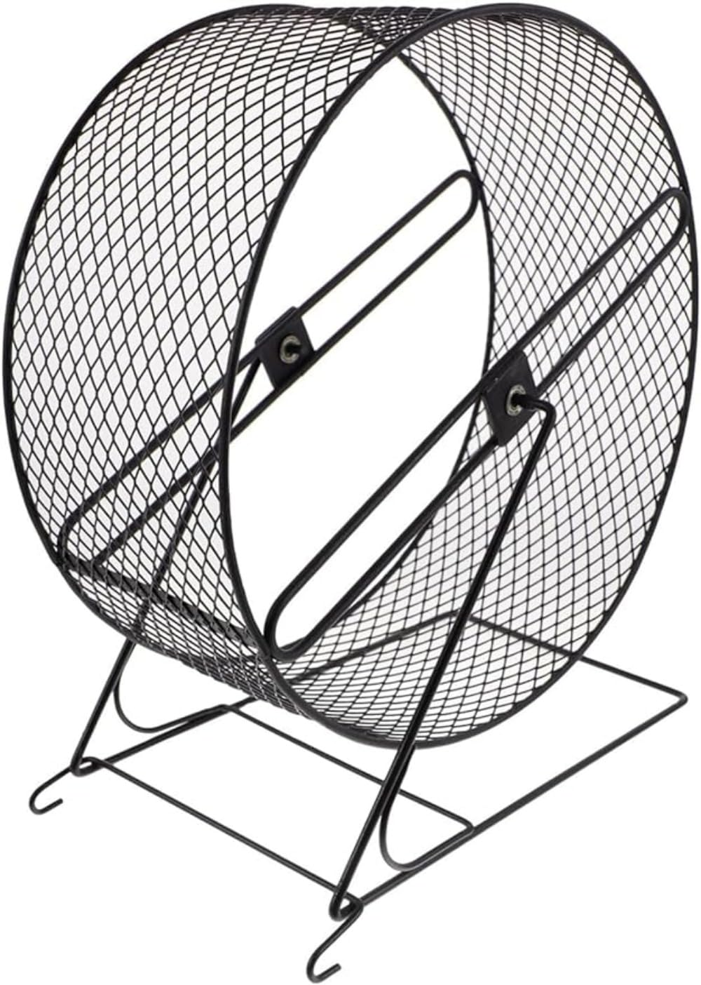 ハムスター 回し車 静音 32cm 大径 ホイール スタンド式 壁掛け式 小動物用 運動不足解消 回しぐるま デグー ハリネズミ チンチラ 飼育用品 メッシュ素材 走りやすい｜アピネス