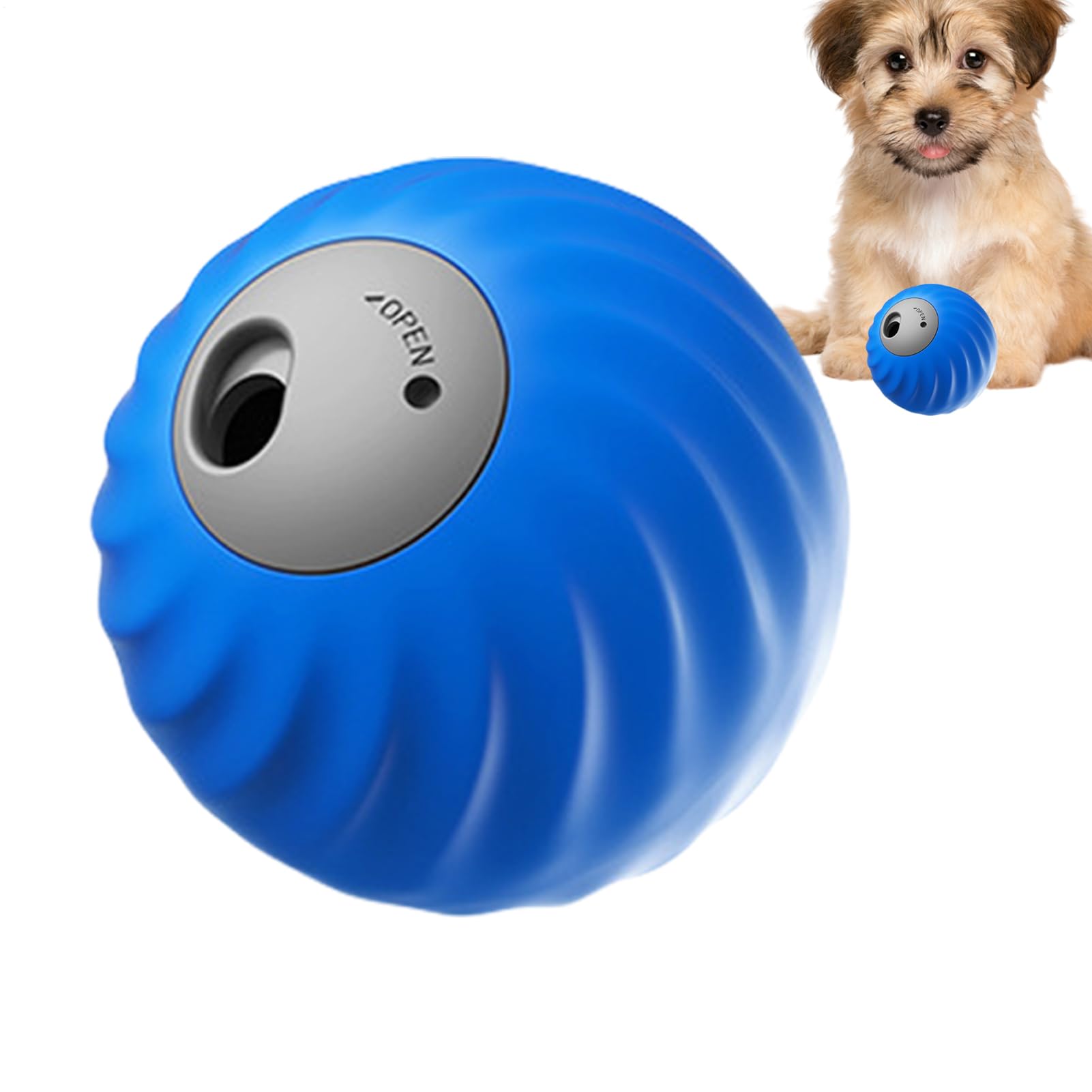 犬用 おもちゃ ボール 知育玩具 早食い防止 フードトイ 噛むおもちゃ おやつボール 留守番 犬用知育玩具 おやつ 餌入れ 遊び 室内 ゴム製 運動不足解消 ストレス解消 小型犬 中型犬|アピネス