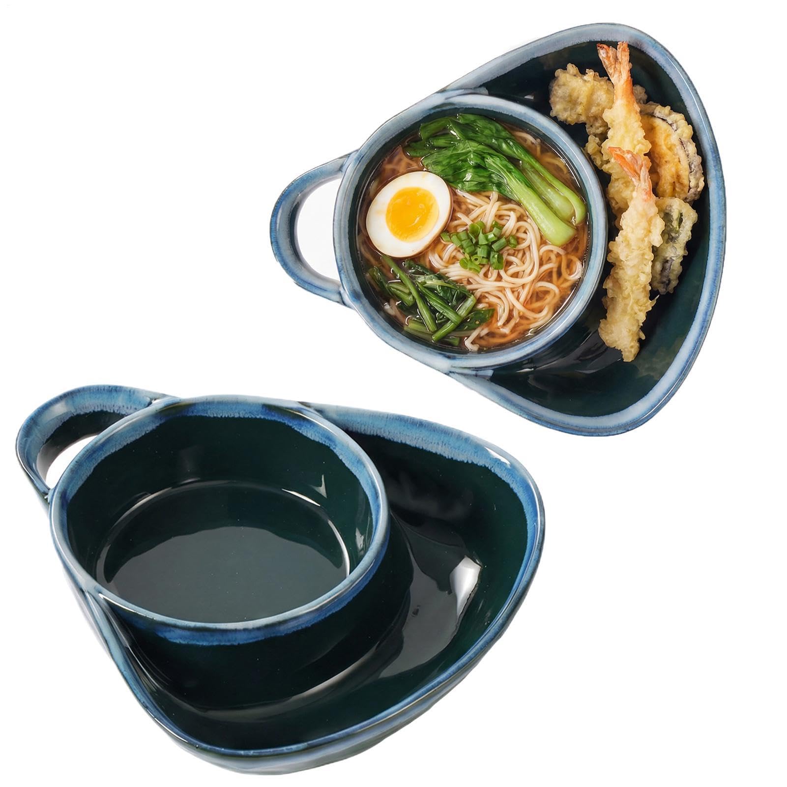 セパレートどんぶり鉢 2個仕掛ける 食器 皿 瀬戸もの 中仕切り付き添い人 持ちかこい女 ラーメン サラダ菜 バーミセリ 丼 おかず ディップソース 原則として型 今めかしい 御厨子所備品 日毎夜毎のちゃぶ台 盛り付け 助けになる
