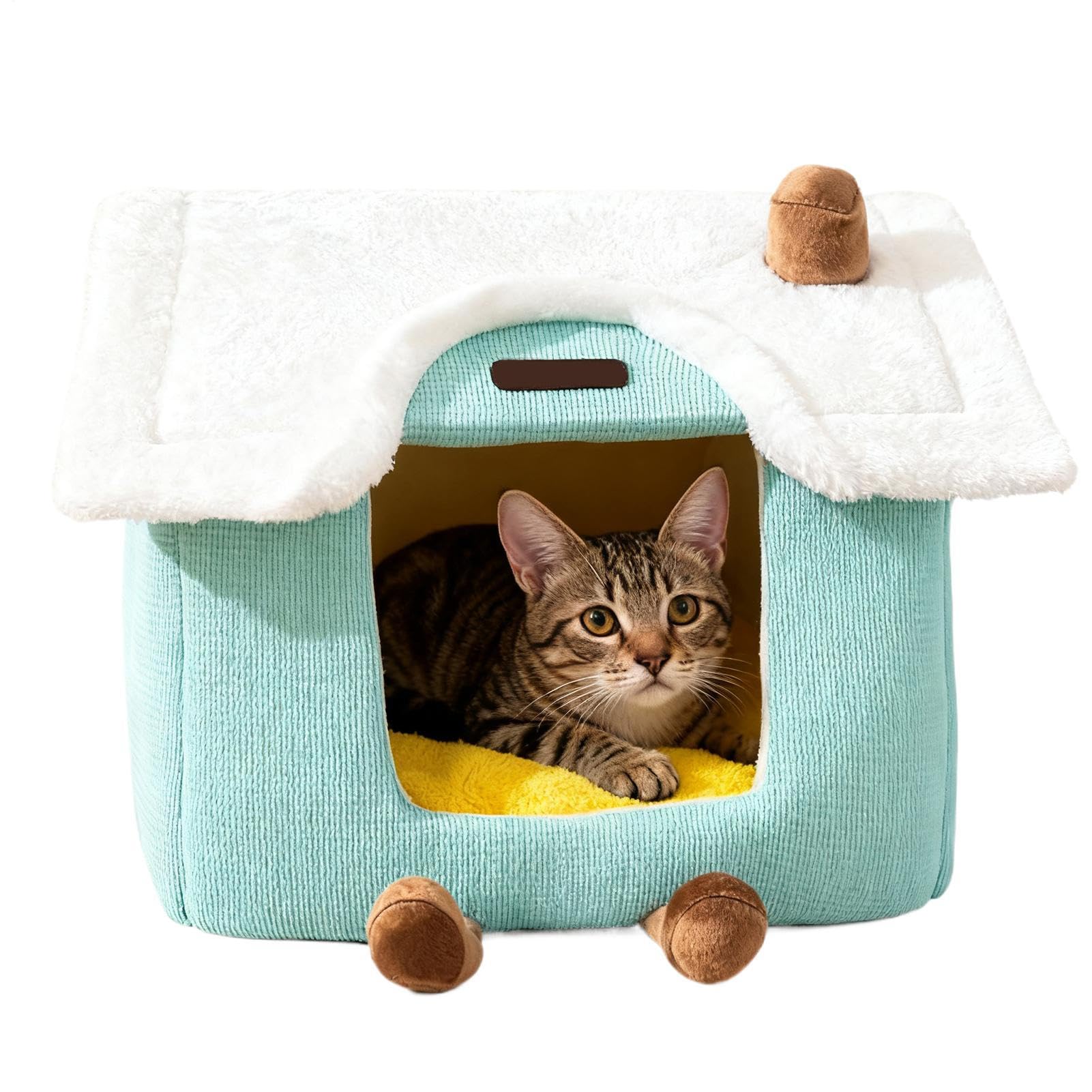 猫用寝台 犬用寝台 愛玩動物住み家 冬用 あったか 室内用 学生寄宿舎型 保温 防寒 座布団付き添い人 上滑り打ちきり付き添い人 洗える 好いたらしい 小型犬 猫 子ネコ 犬ころ用 愛玩動物装置 寒さ打つ手 生あたたかい ふわふわ 今めかしい 家 リビング 臥し所