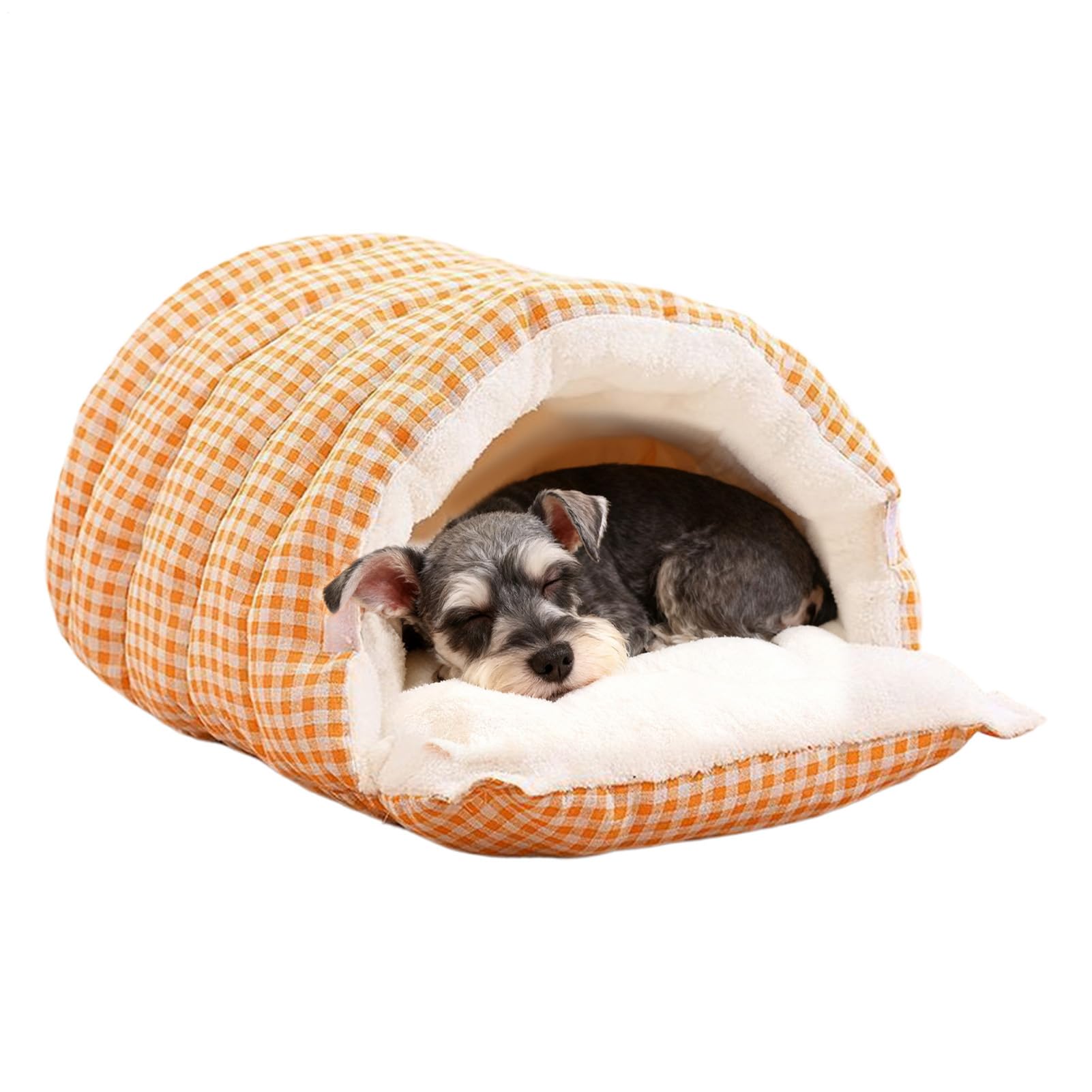 ペットベッド 犬 猫 ペット用 ベッド ハウス 室内 暖かい 洗える もこもこ 柔らかい あったか 秋冬 ペット用品 ドーム型 寒さ対策 保温 隠れ家 寝床 ゲージ用 43&times;40&times;28cm｜アピネス