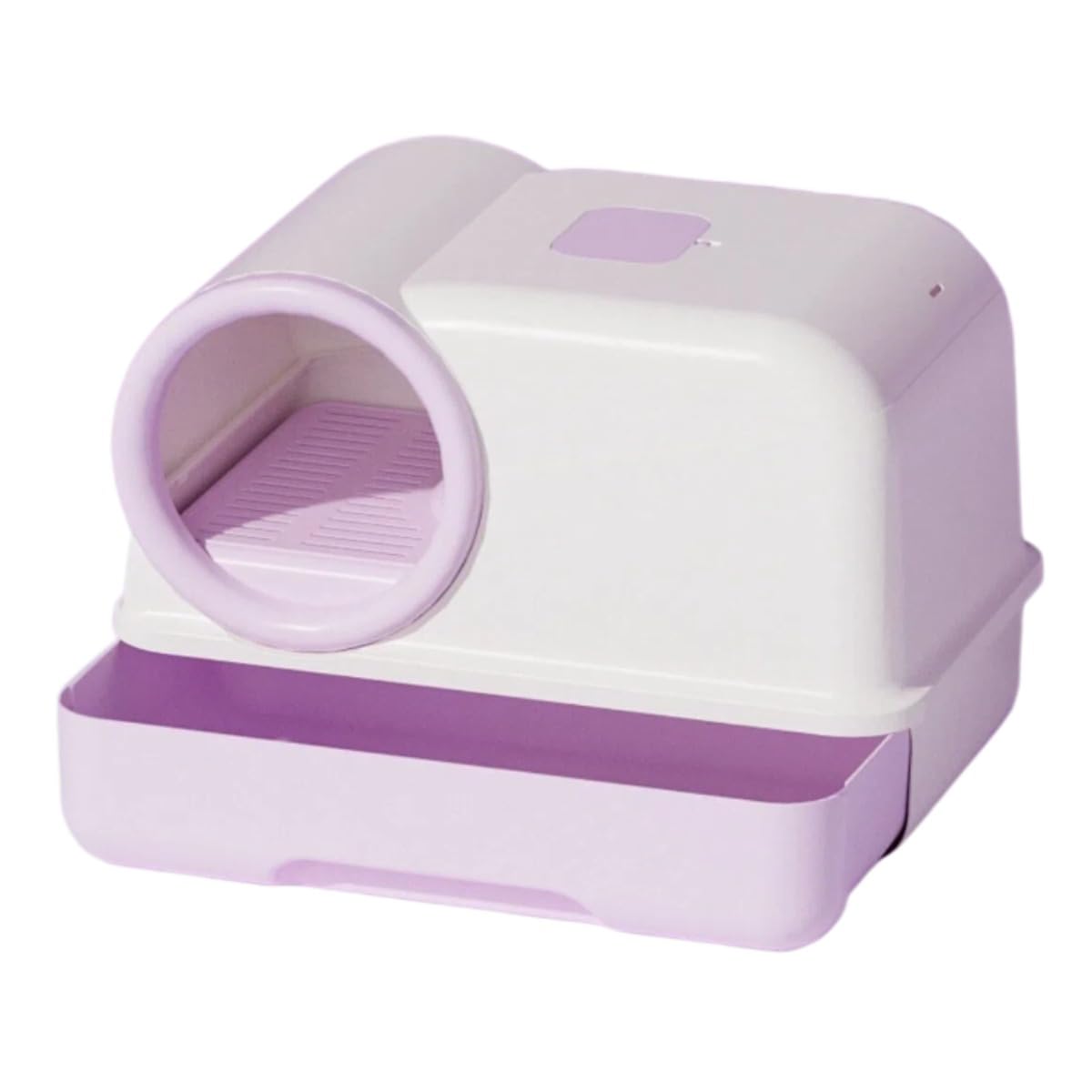 猫用幼児用便器 大型 抽き出し式 横すべり式 幼児用便器御盆 猫砂飛散押しとどめる 砂取りつや消し付き添い人 猫幼児用便器 今めかしい 分かりやすい 62×42×42糎