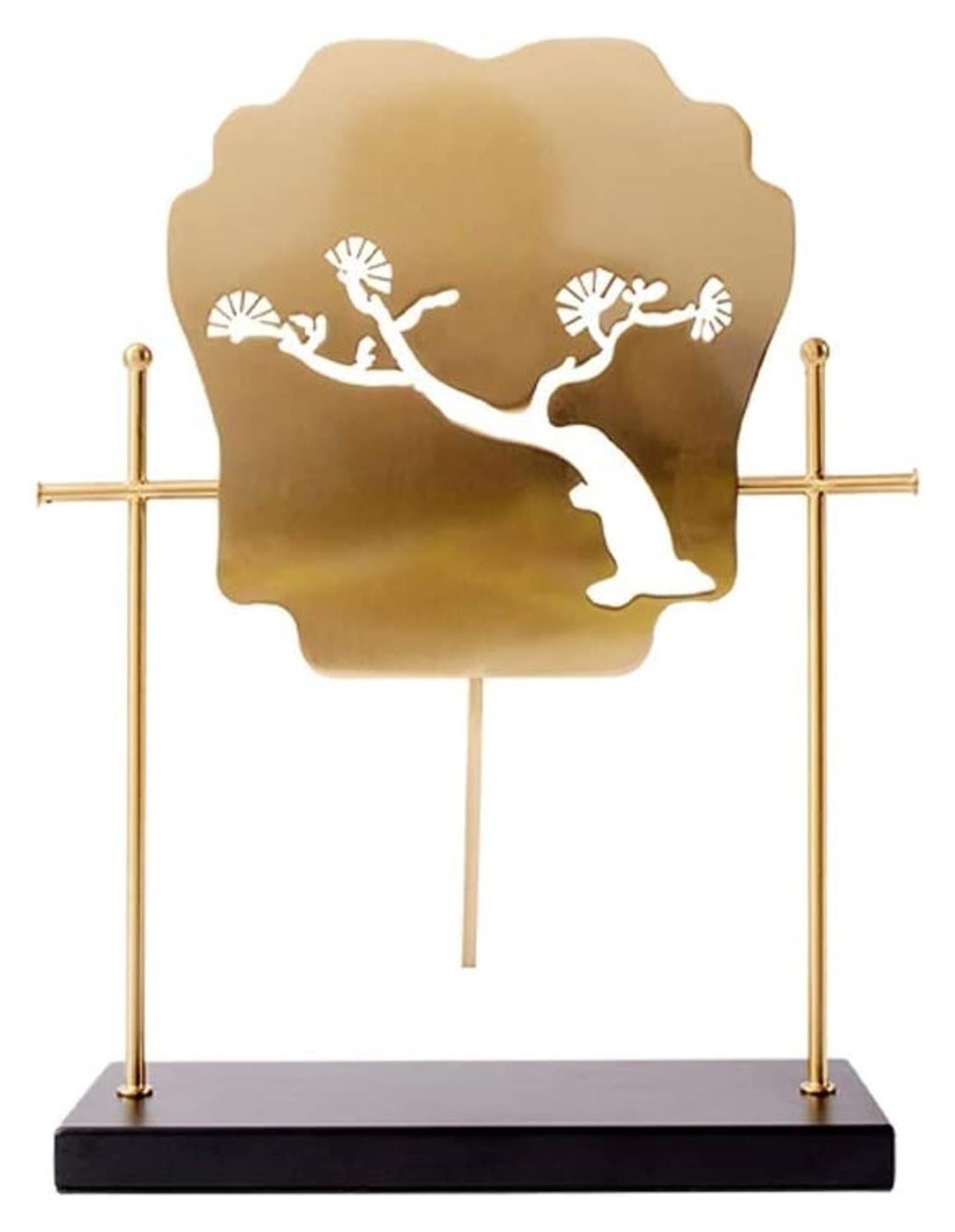 室内装飾 卓上オブジェ メタルアート 金属元素製 飾りつけ 今めかしい オブジェ 照明ランプ式 ゴールド 黒いこと リビング 寝部屋 入り口・入口 泊まり 勉強机かざり付ける 芸術図形 今めかしい室内装飾 差し上げ物