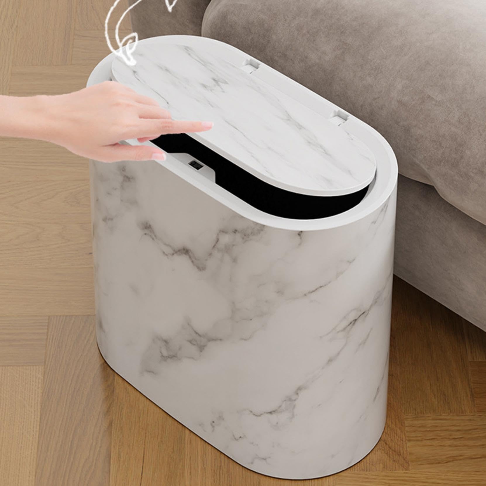 紙くずかご 蓋付き添い人 今めかしい か細い 密閉 砂ぼこりボックス席 大静電容量 リビング 勝手もと 細長い切口納める 分かりやすい 北欧 室内装飾 せっ生装置