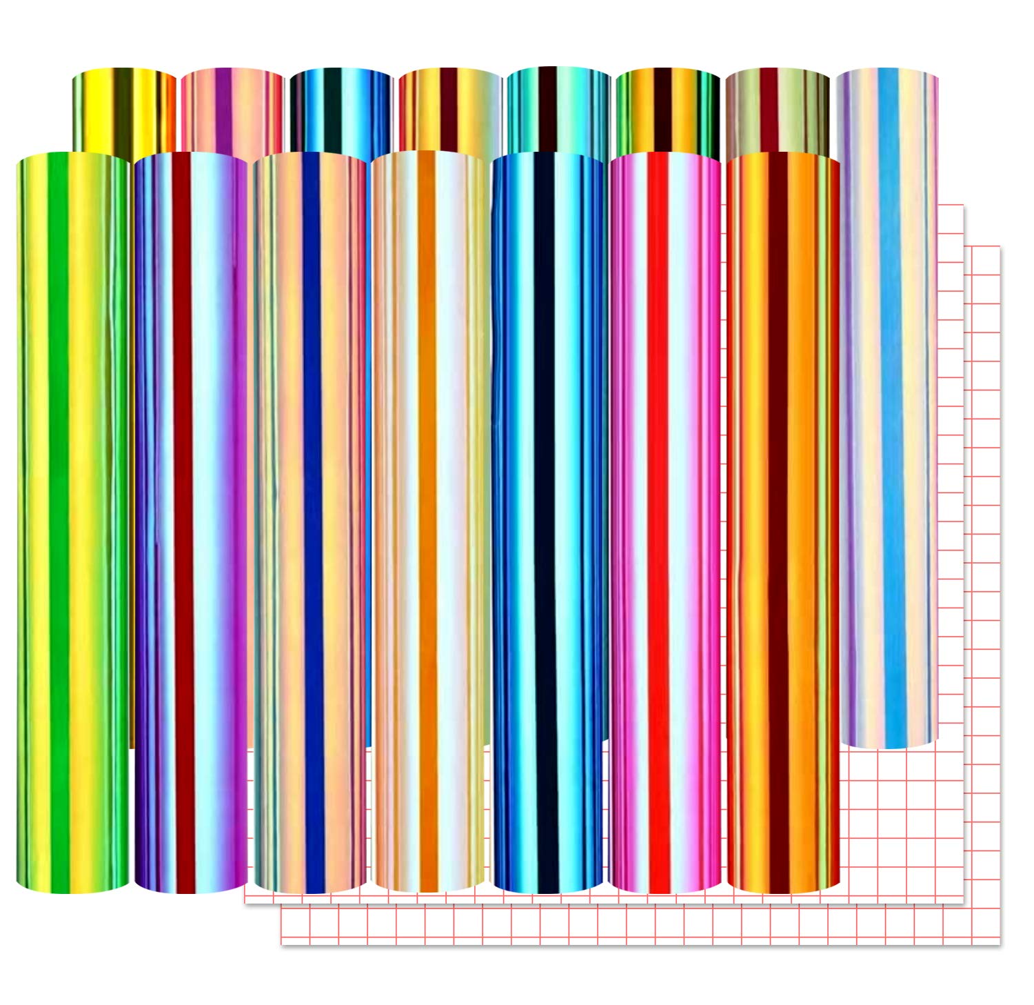 ホログラフィック 切り立てる腰掛け 17枚書き割り 30.5cm×30.5珊 書き換える腰掛け付き添い人 ビニールステッカー 仕立て上げる用 ねばり着く腰掛け 飾りつけ DIY 耐水 ホログラム ステッカー質問用紙 グリッターカラー
