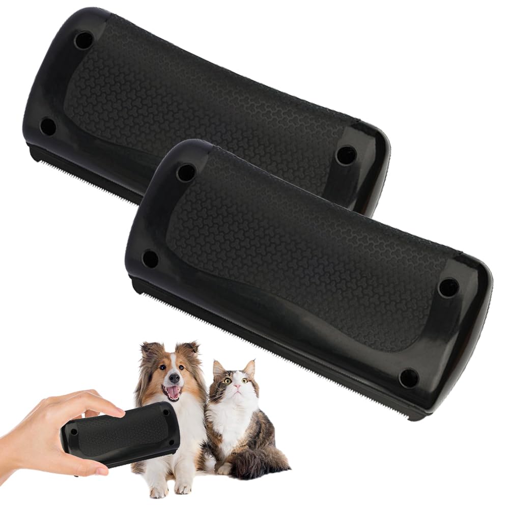 愛玩動物用 毛はらい 犬 猫 ペットコーム 毛取り 抜け毛取り グルーミングブラシ 長毛 短毛 お取りつくろう備品 抜け毛取りくずす 上滑り打ち切り手持ち部分 黒いこと