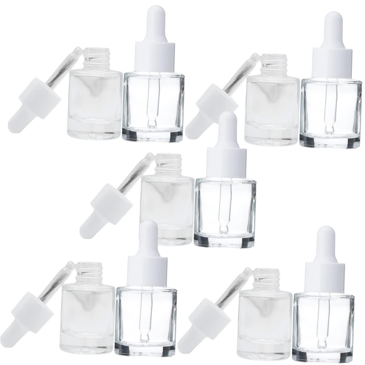 スポイト瓶 20ml 10本仕掛ける 硝子製 スポイト付き添い人 詰め替え入れもの かざり付ける水 小分け 瓶 香り 揮発油 油絵の具 保護すること 持ちはこぶ用 旅する用 分かりやすい 今めかしい